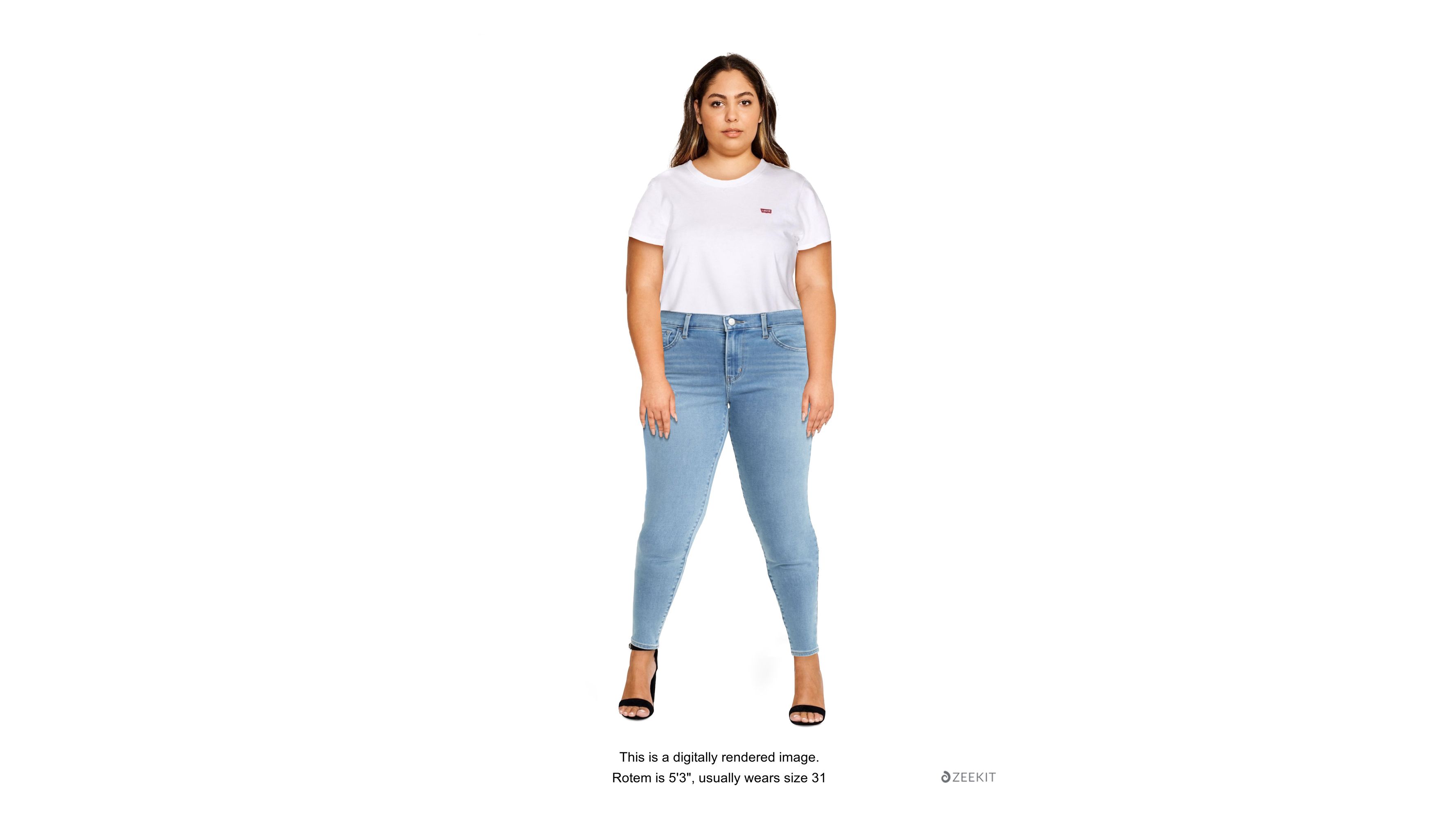 720 High Rise Super Skinny Crop Women's Jeans - Light Wash