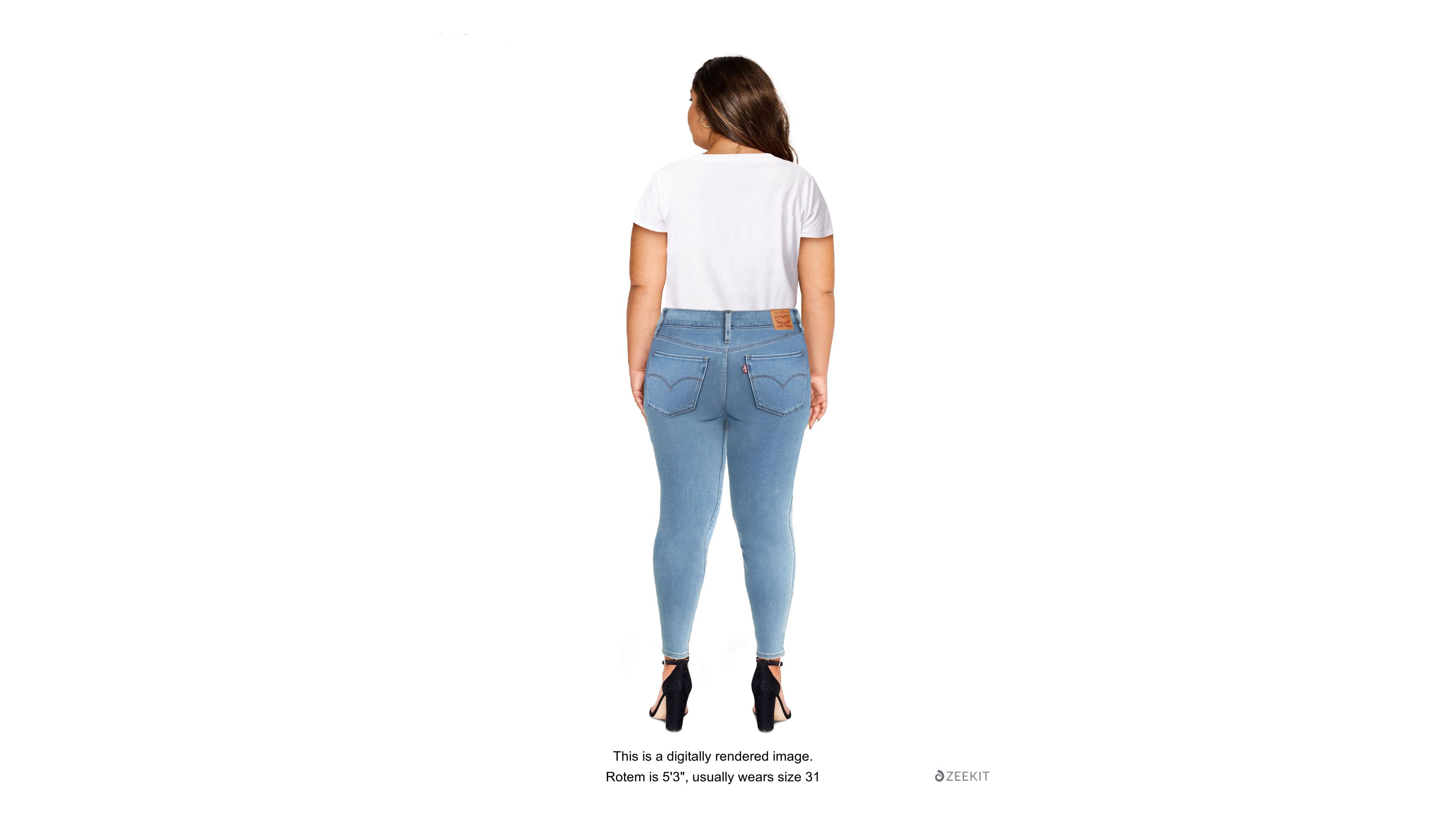 720 high rise super skinny crop women's jeans