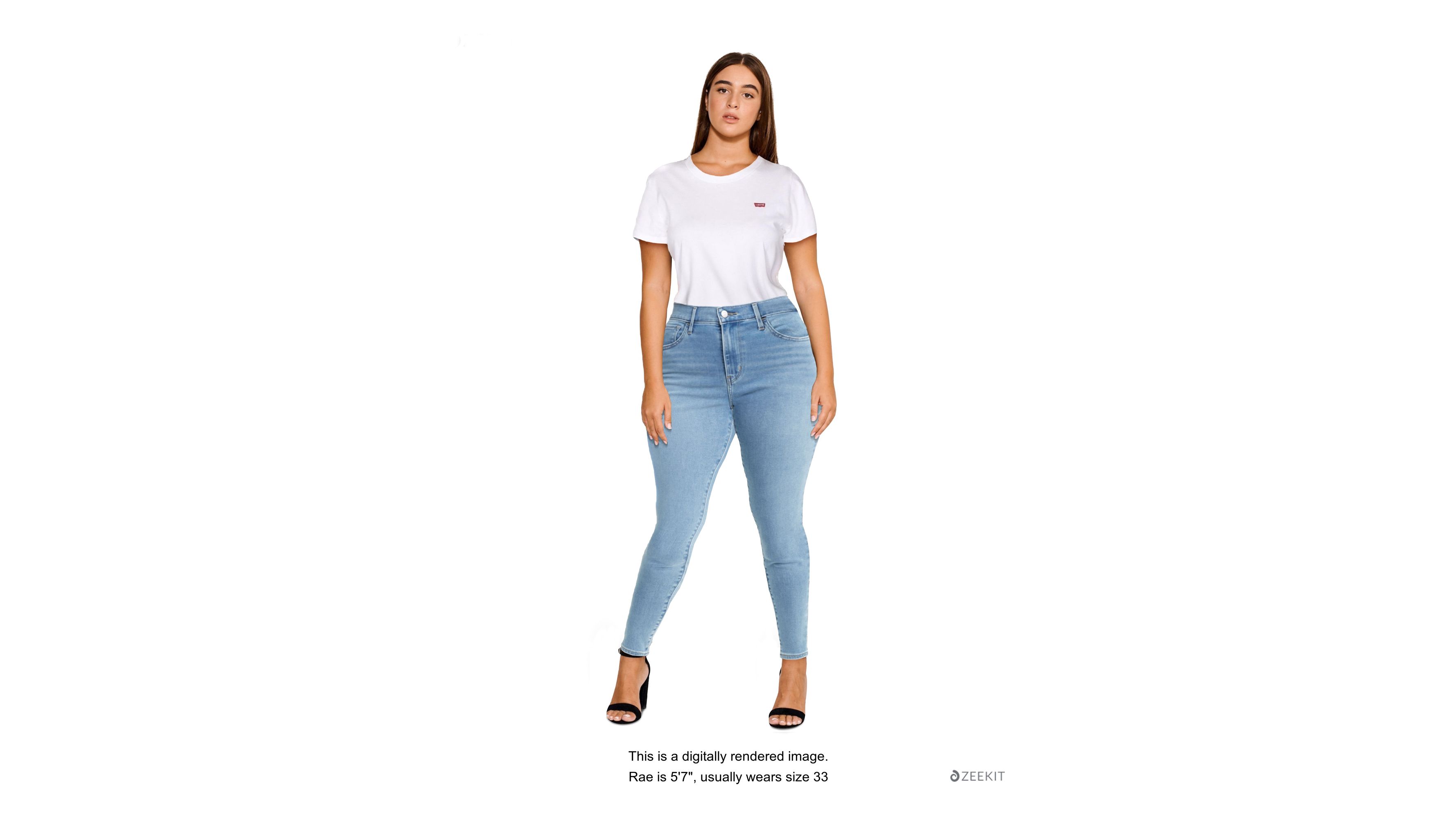 Jean Mujer Levis Talla 24, 720 High Rise Super Skinny Crop