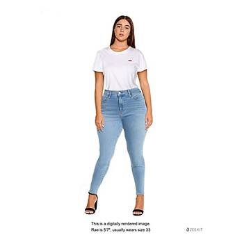 720 High Rise Super Skinny Crop Women's Jeans 9