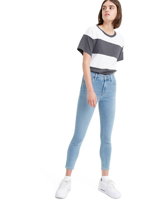 720 High Rise Super Skinny Crop Women's Jeans - Light Wash | Levi's® US