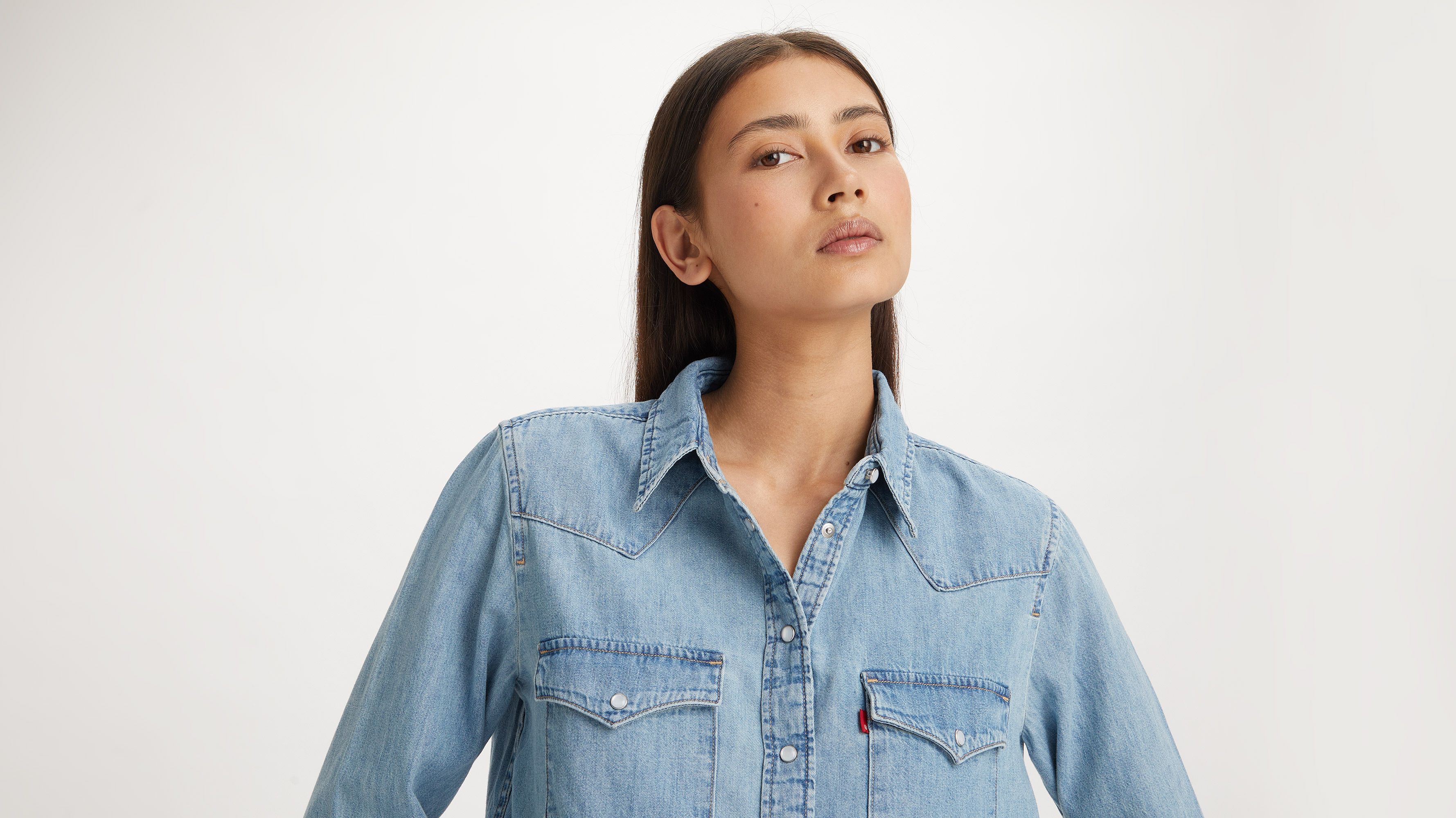 Chemise jean best sale levi's femme