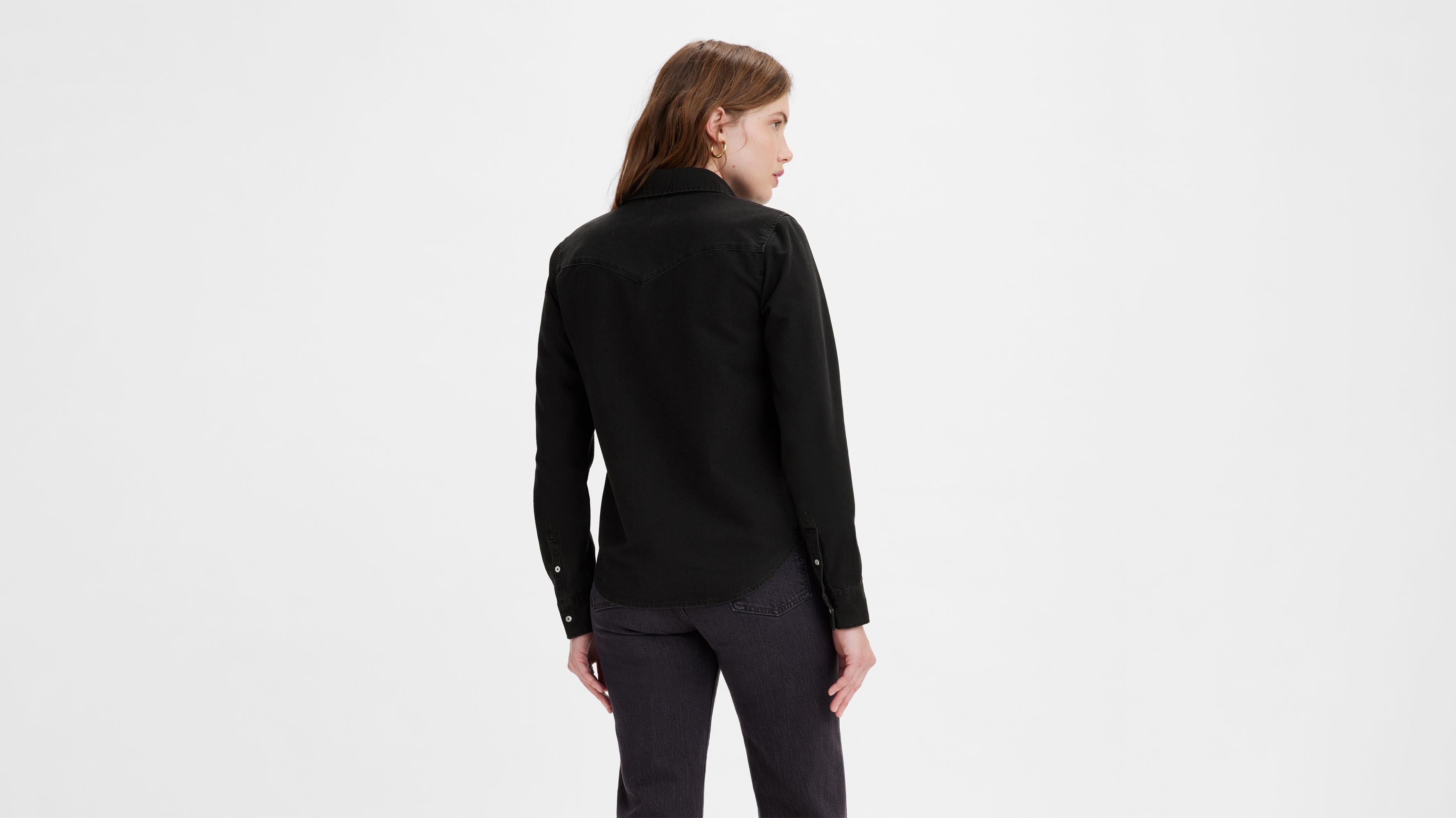 levis black shirt womens