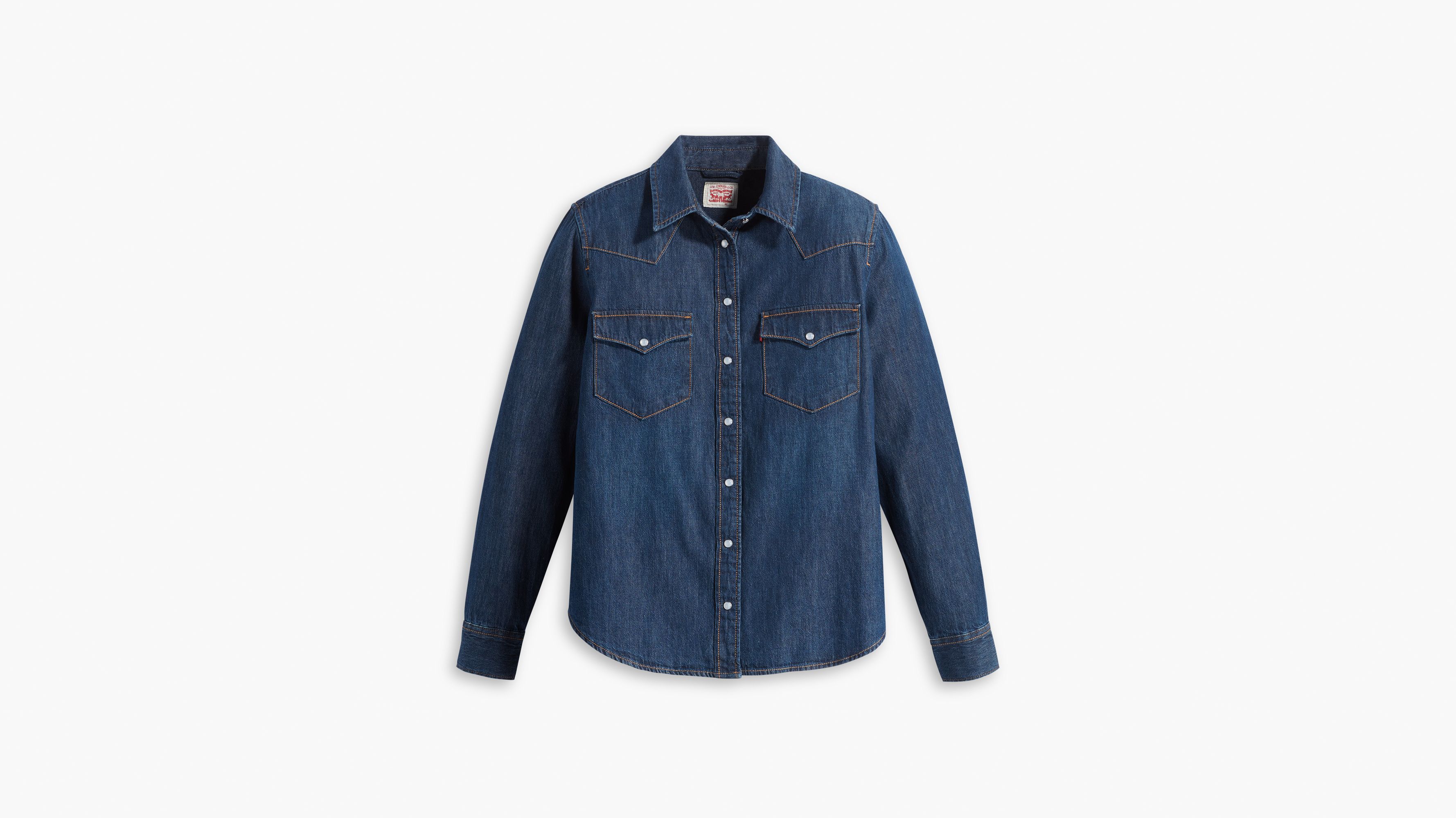 Levi denim shirt xxl best sale