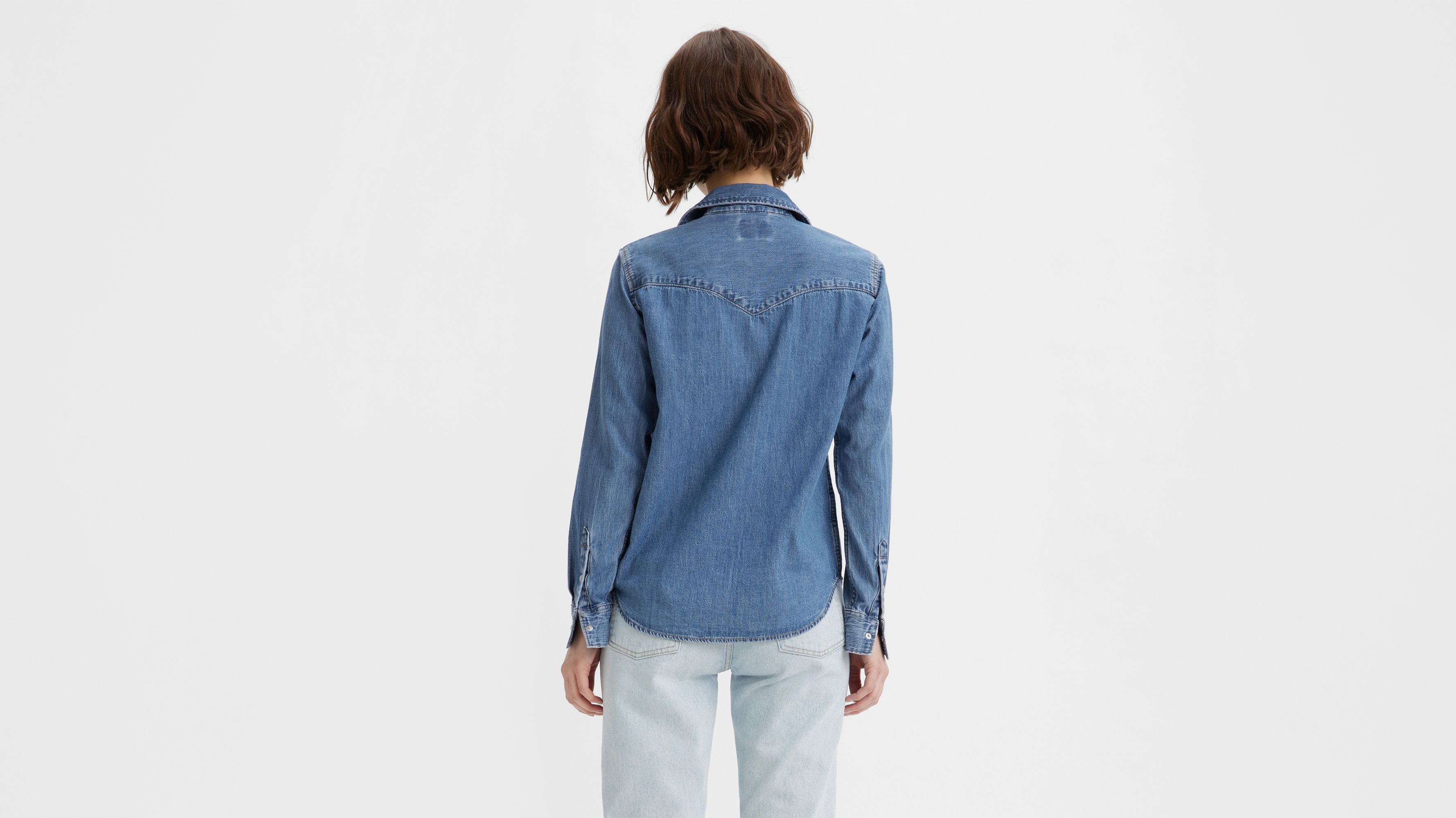 Levi's ultimate western denim shirt best sale