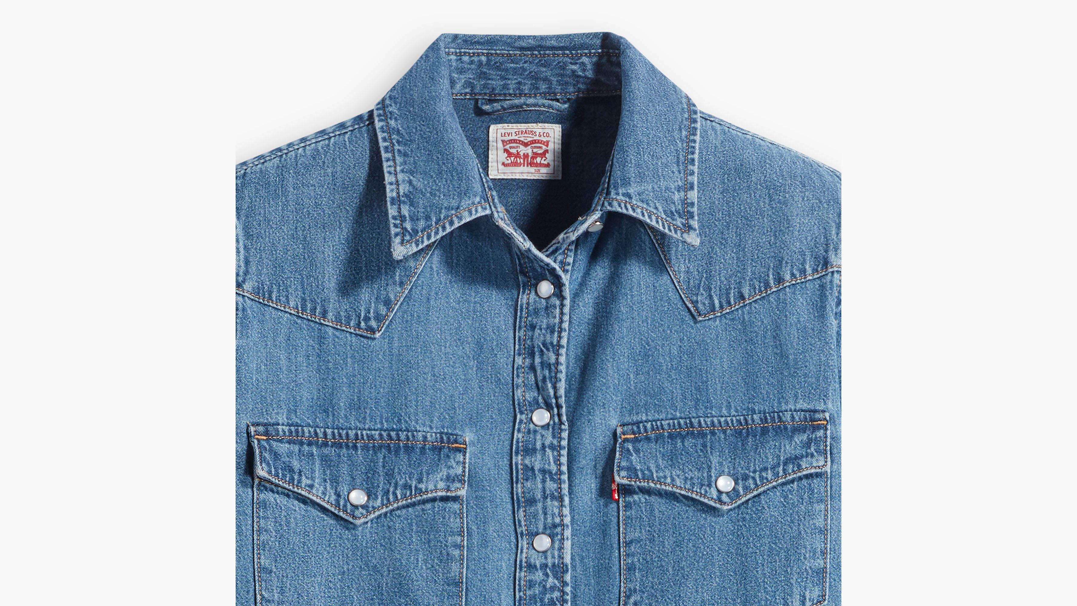 Levi's snap button shirts best sale