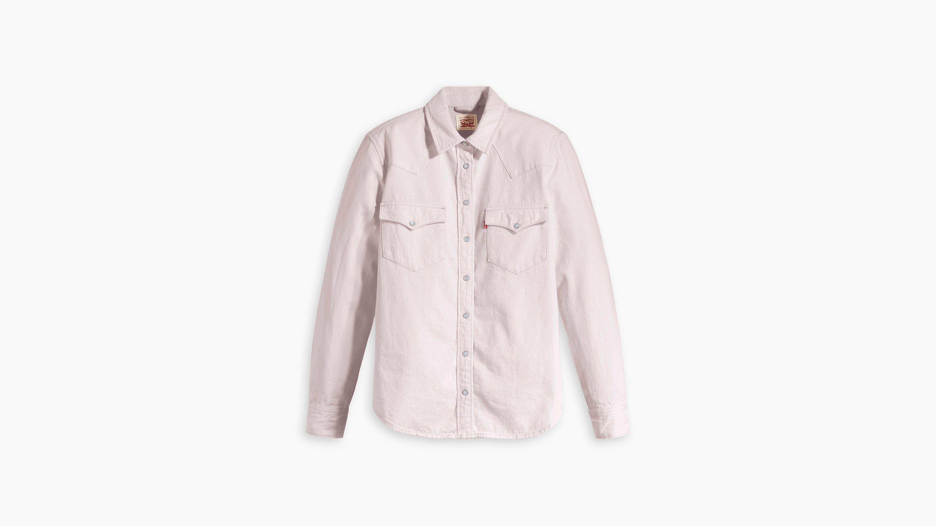 Levis white western shirt hot sale