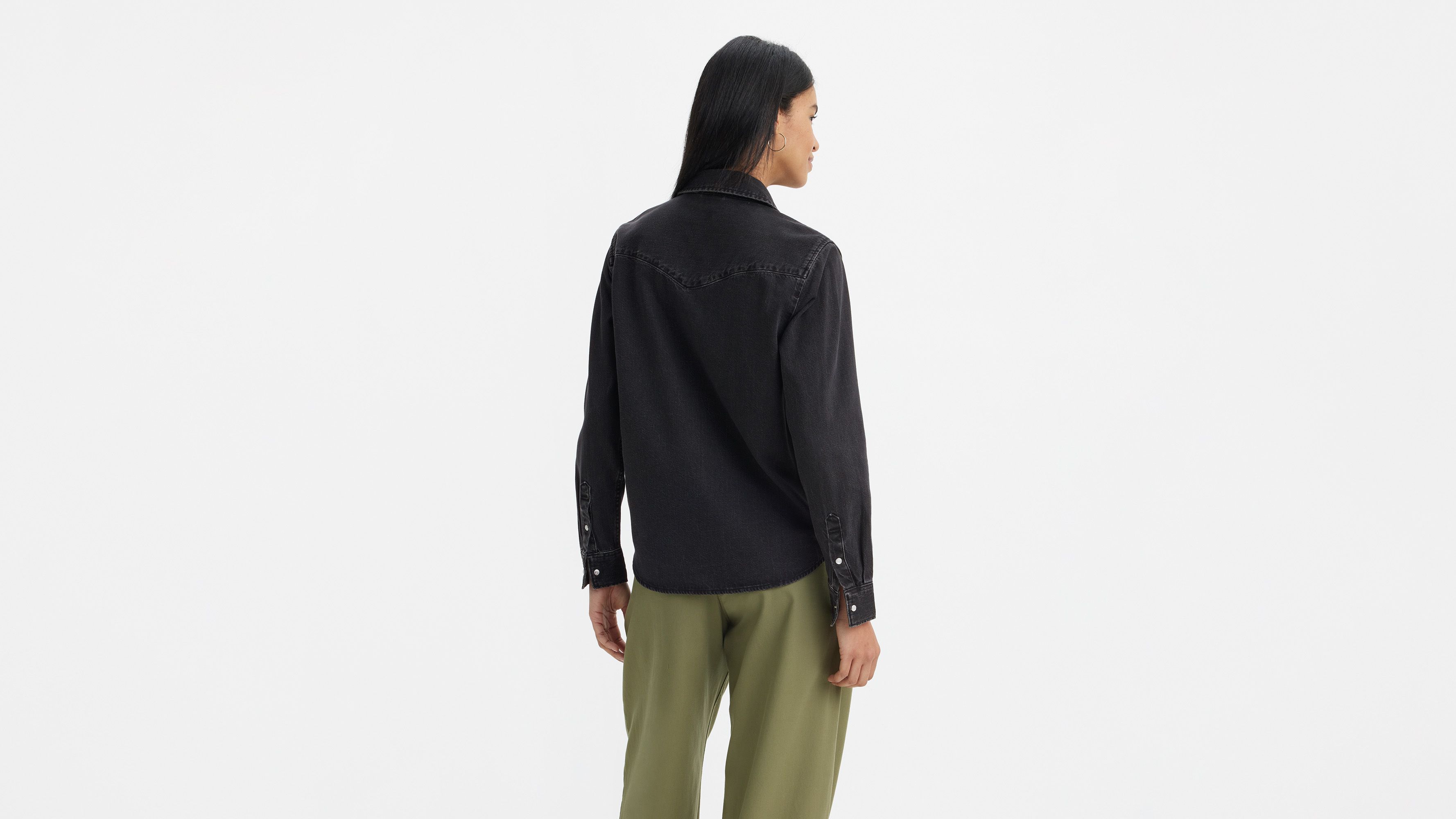 Levi's Ultimate Western Shirt Chambray In Mic Drop