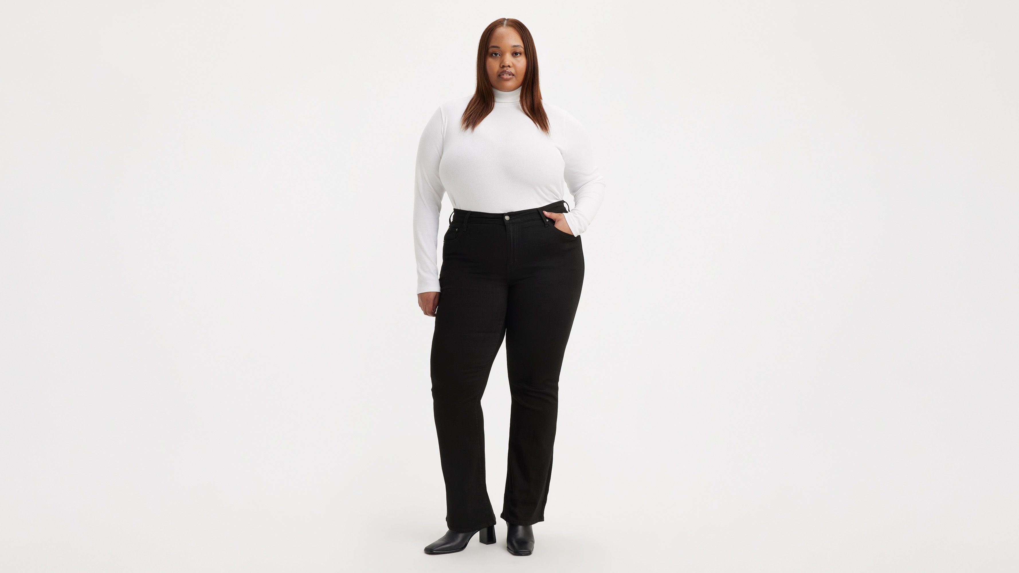 725™ High Rise Bootcut Jeans (plus Size) - Blue