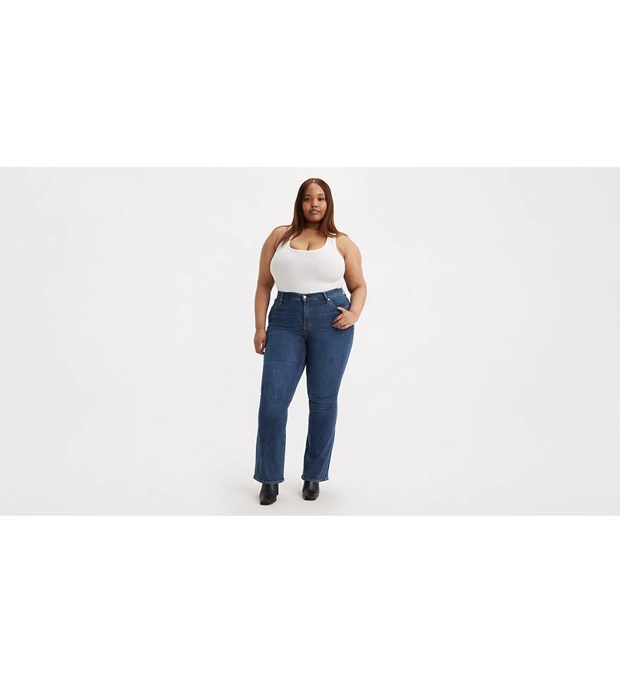 725 High Rise Bootcut Women's Jeans (plus Size) - Dark Wash | Levi's® CA