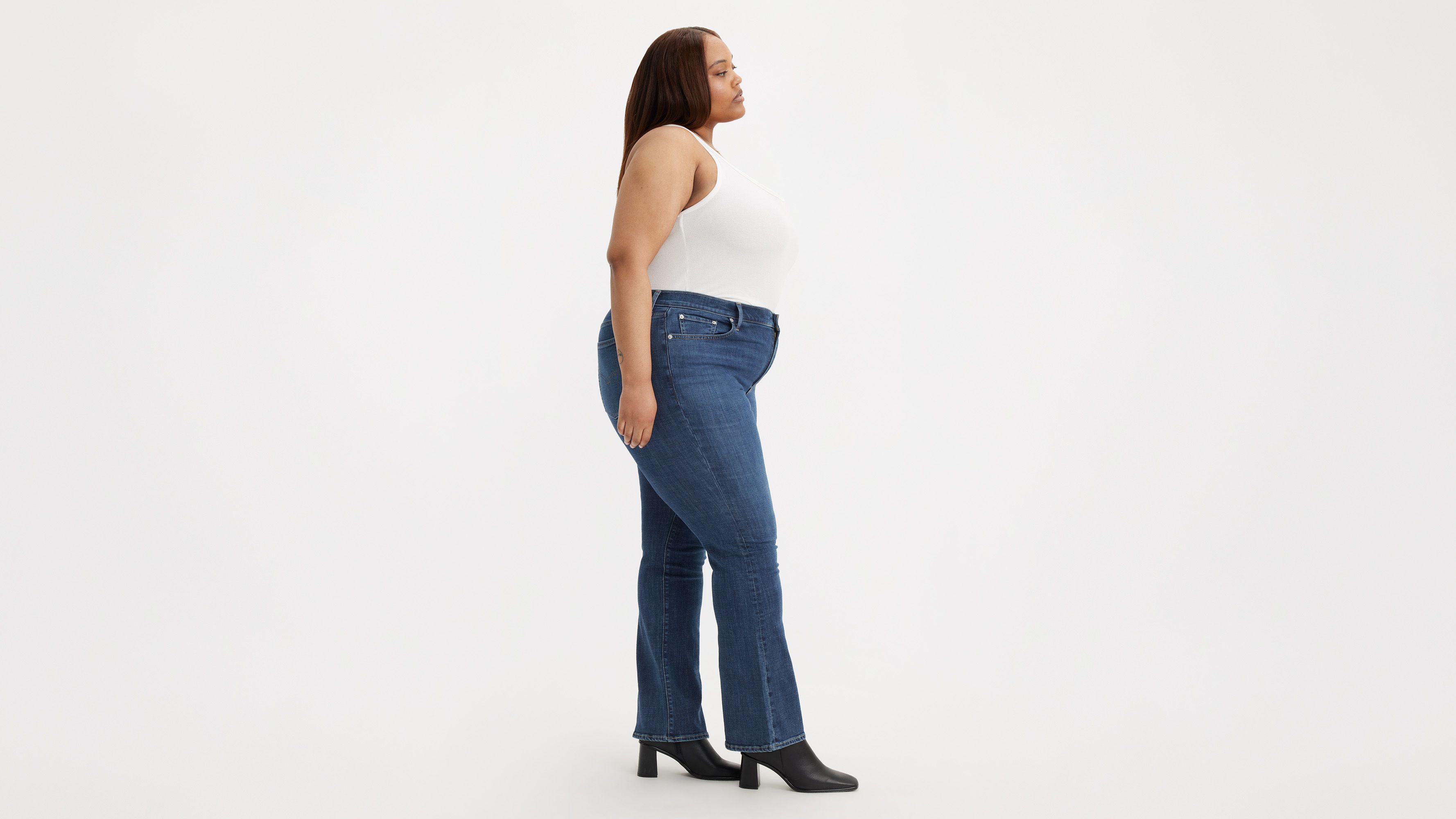 725 High Rise Bootcut Women's Jeans (plus Size) - Dark Wash - Levi's