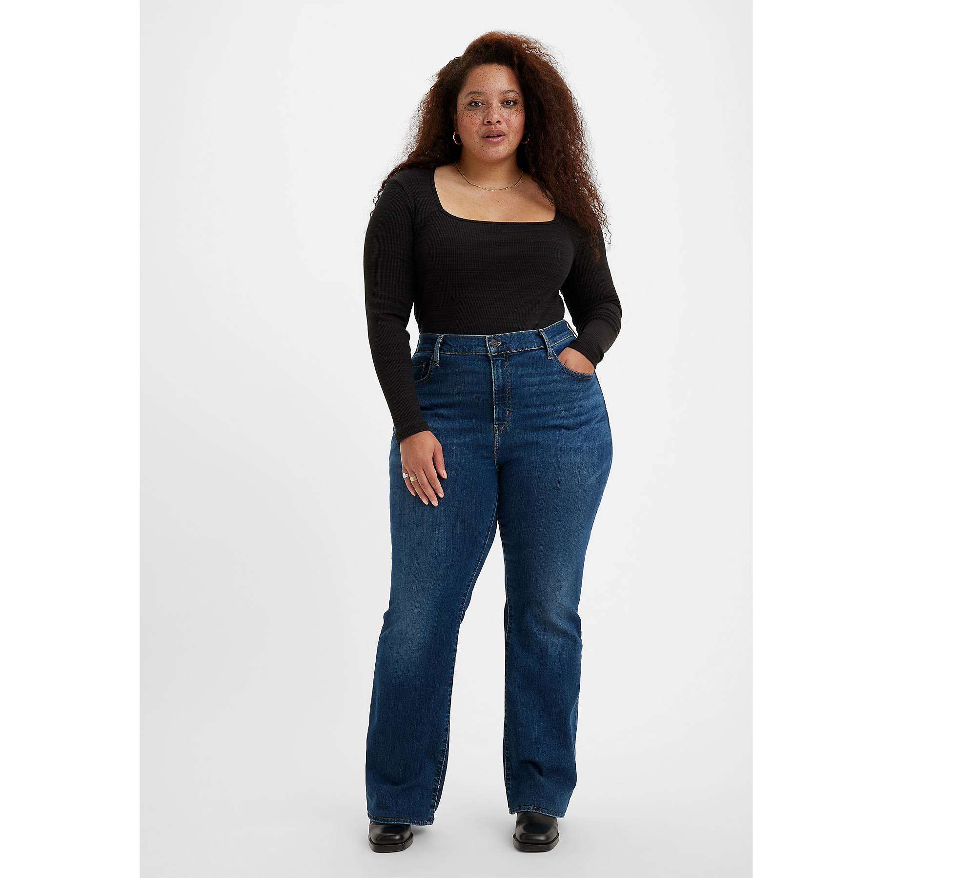 725™ Bootcut Jeans met Hoge Taille (Plus Size) 1