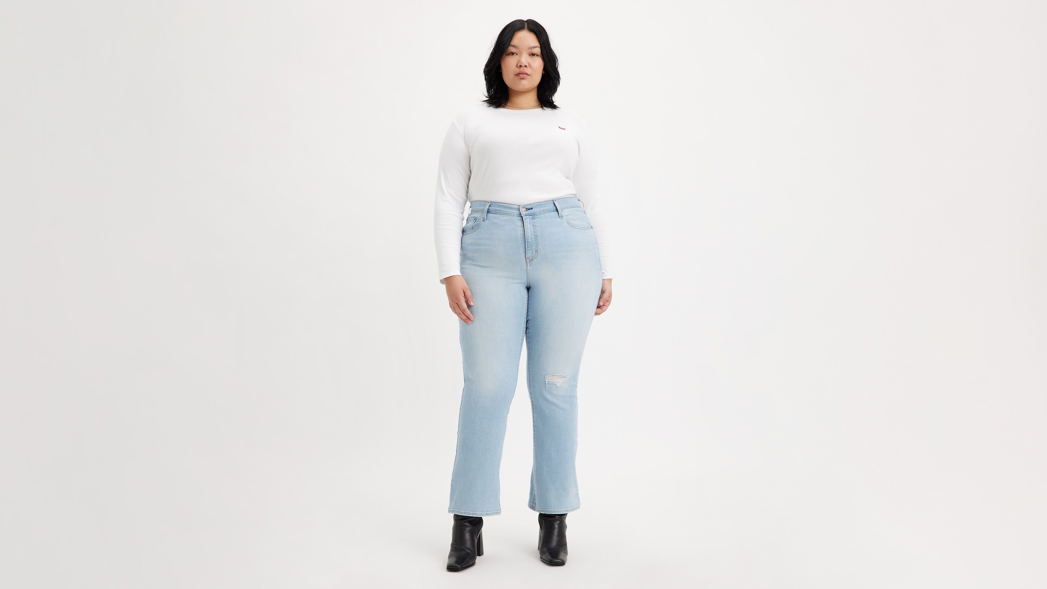 Women's High Waisted & Tummy Slimming Jeans - 90219Xl - Oly's Home Fashion