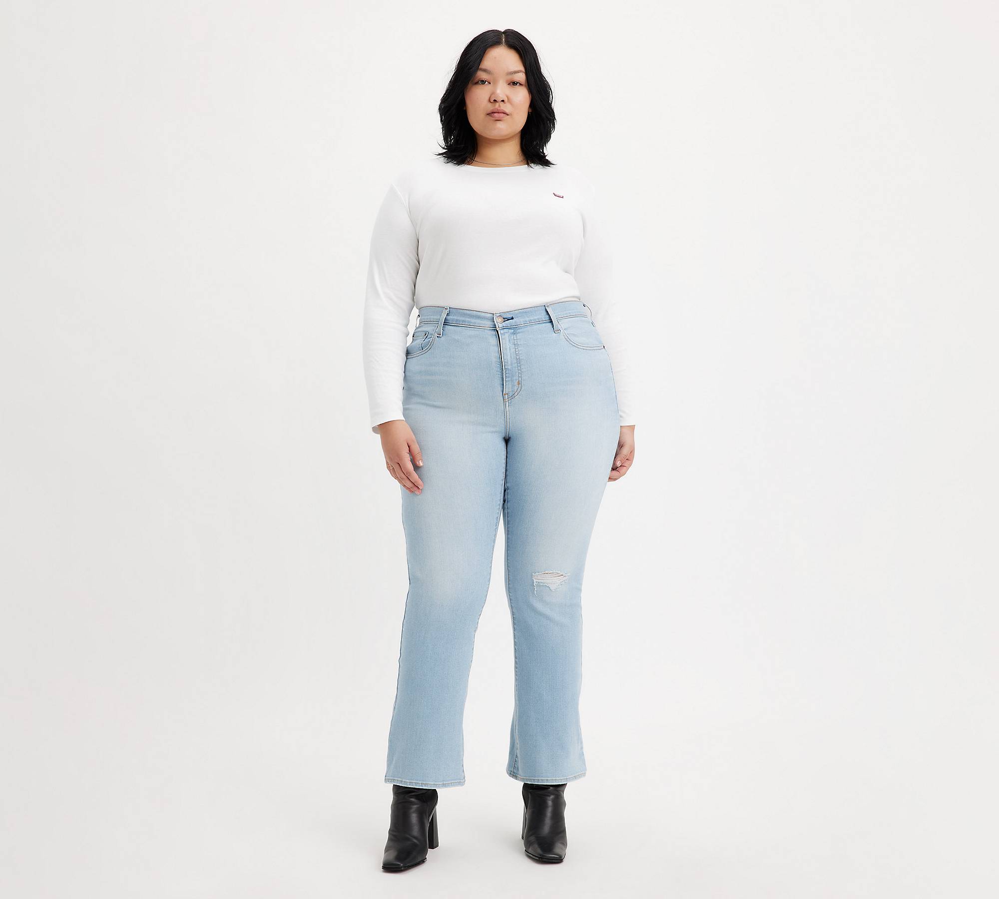 725 High Rise Bootcut Women's Jeans (plus Size) - Light Wash