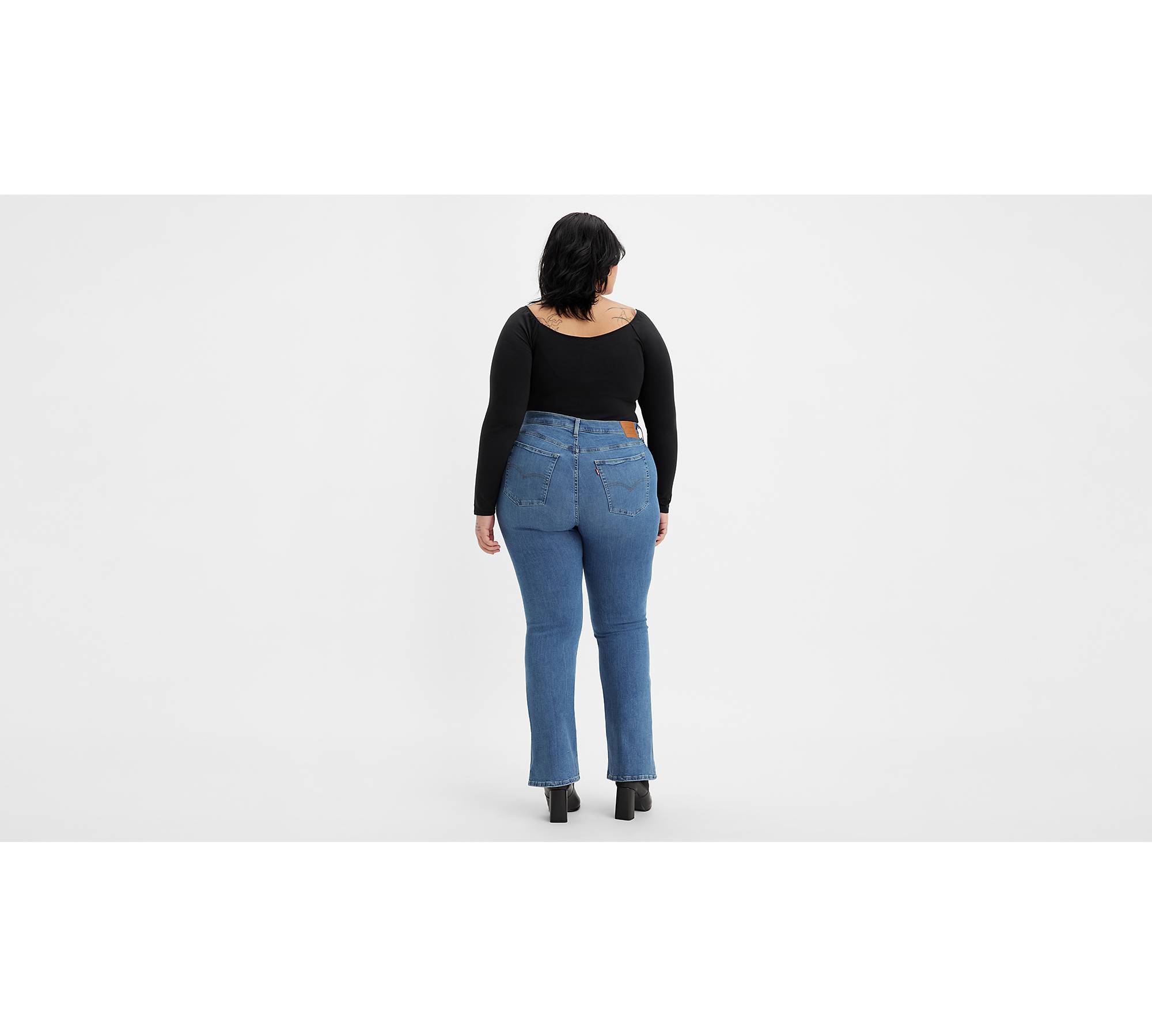 725™ High Rise Bootcut Jeans (plus Size) - Blue | Levi's® GB