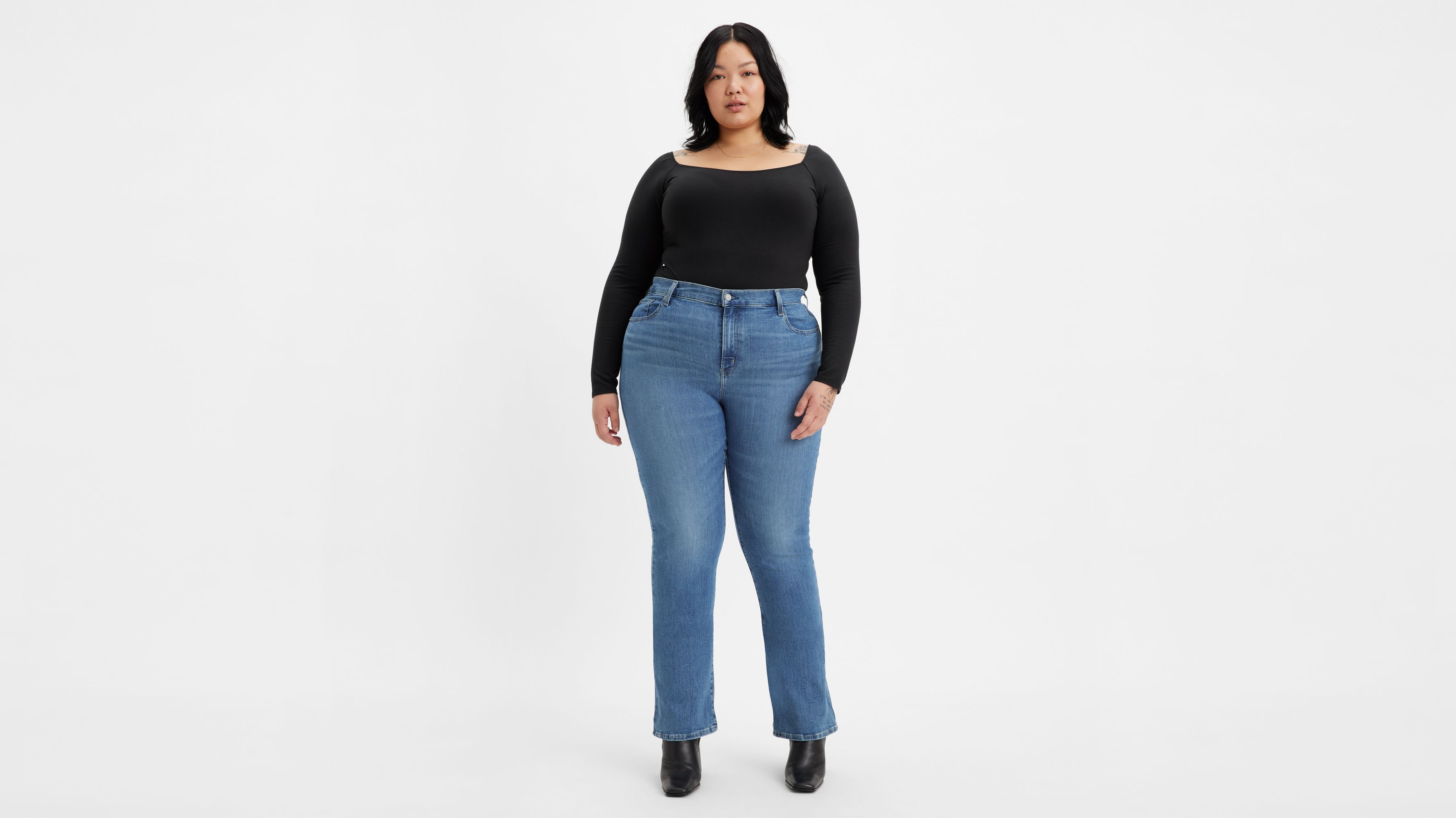 725™ High Rise Bootcut Jeans (Plus Size) 5