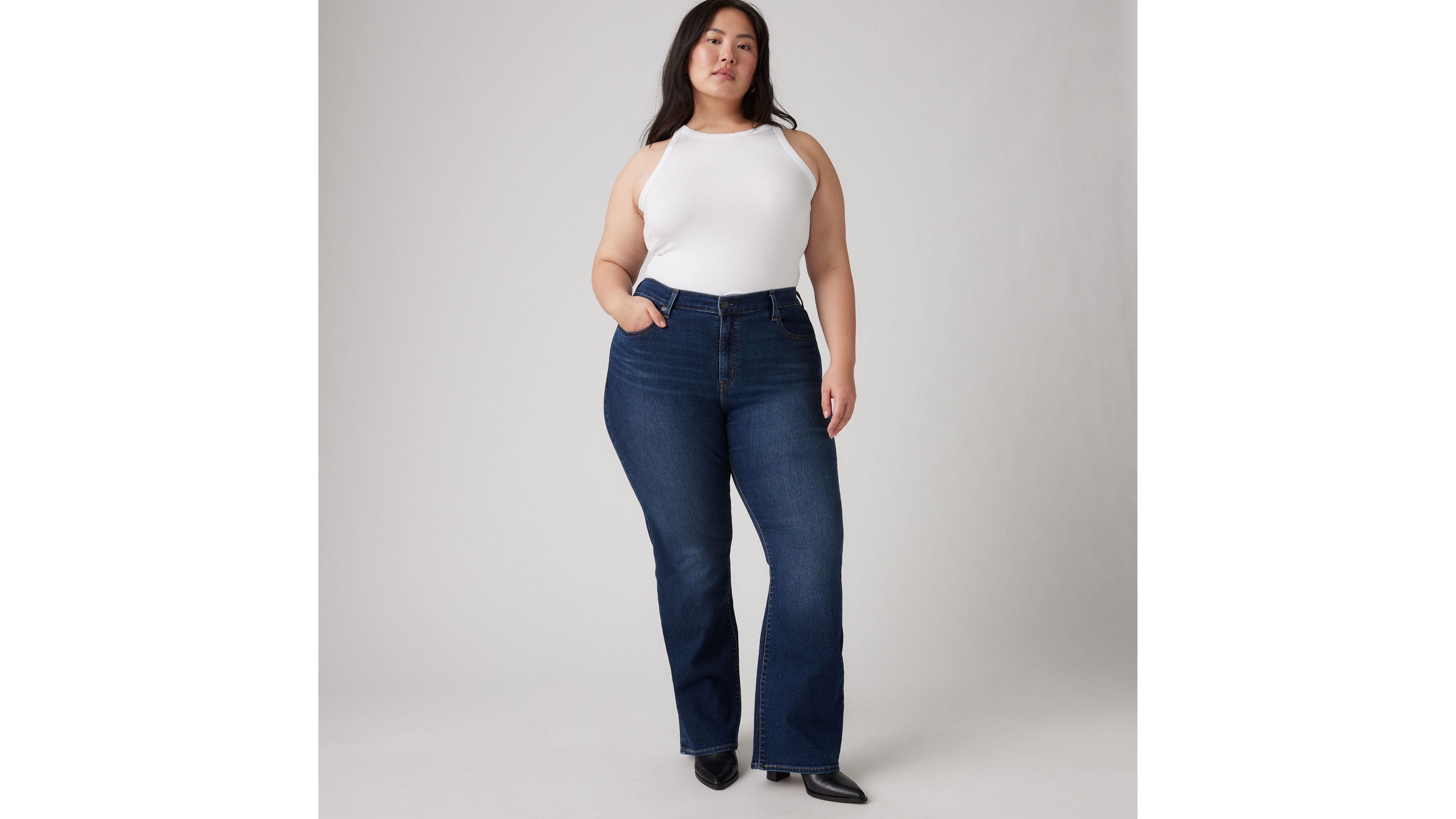 725 High Rise Bootcut  (Plus Size)