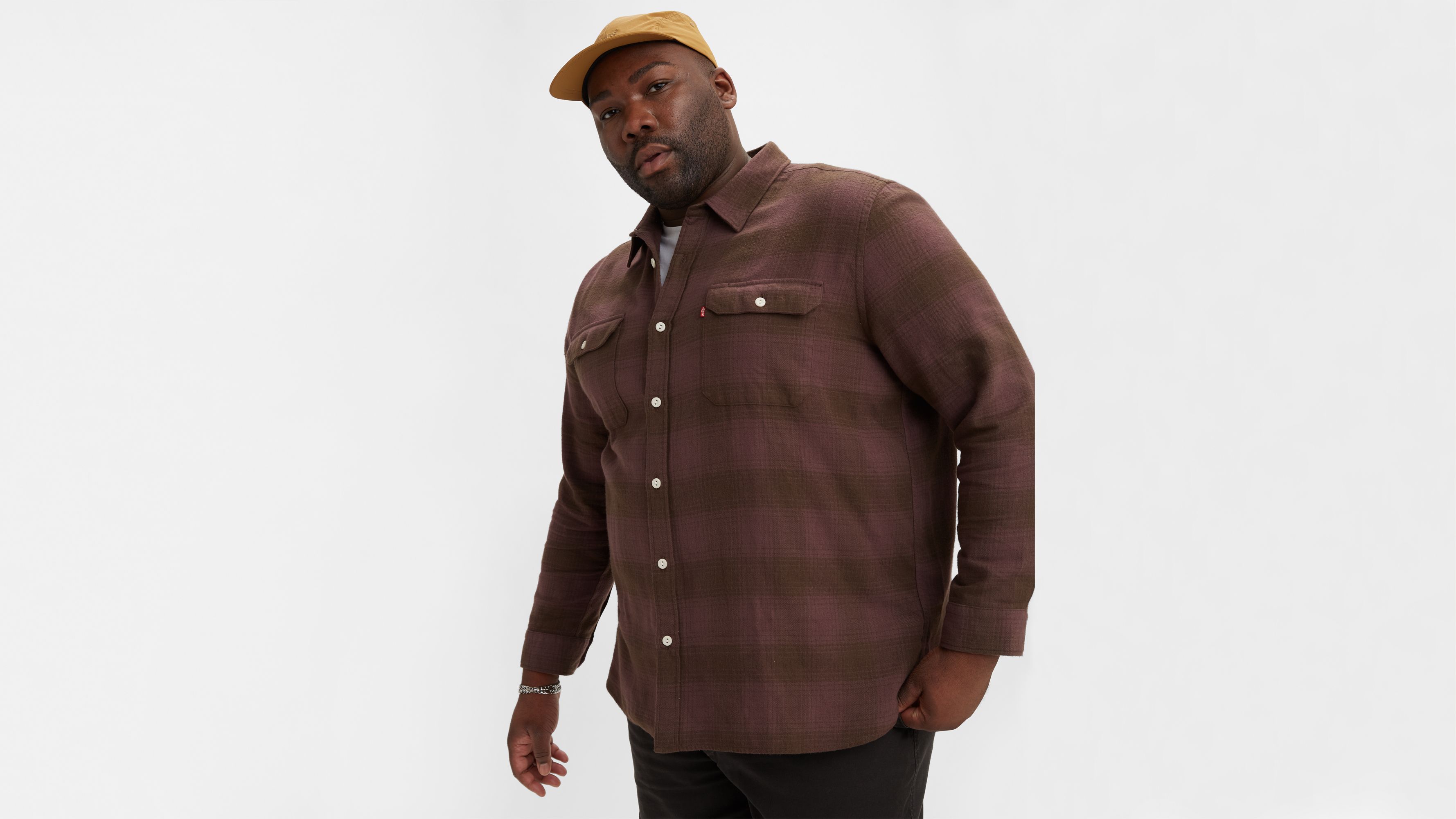 Jackson Worker Flannel Overshirt (Big) 1