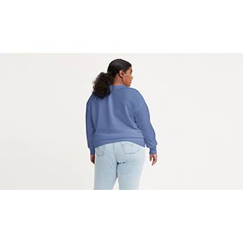 Standard Sweatshirt mit Rundhalsausschnitt (Plus-Größe) 2