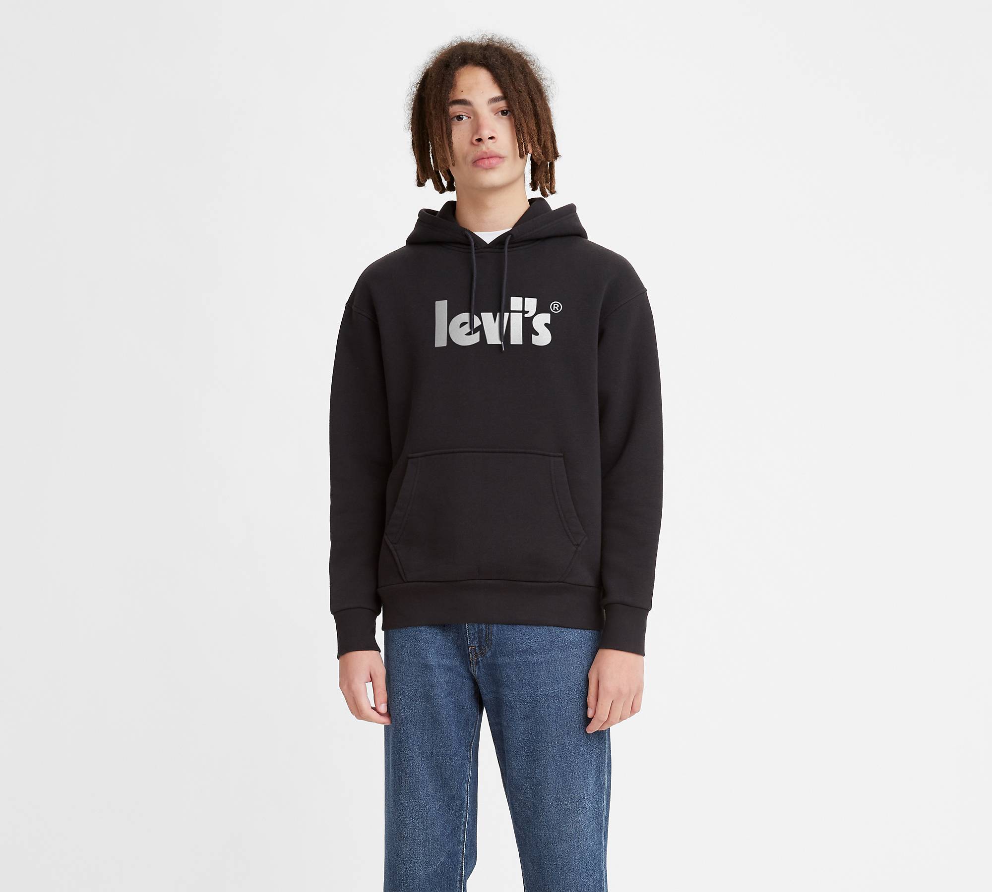 Relaxed Graphic Hoodie Sweatshirt (Tall) 1