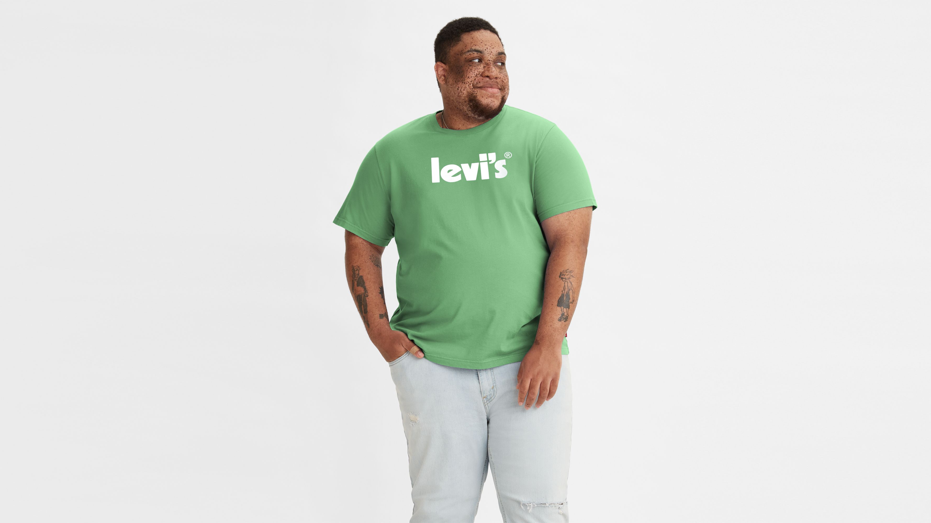 Relaxed Fit Tee (big & Tall) - Green