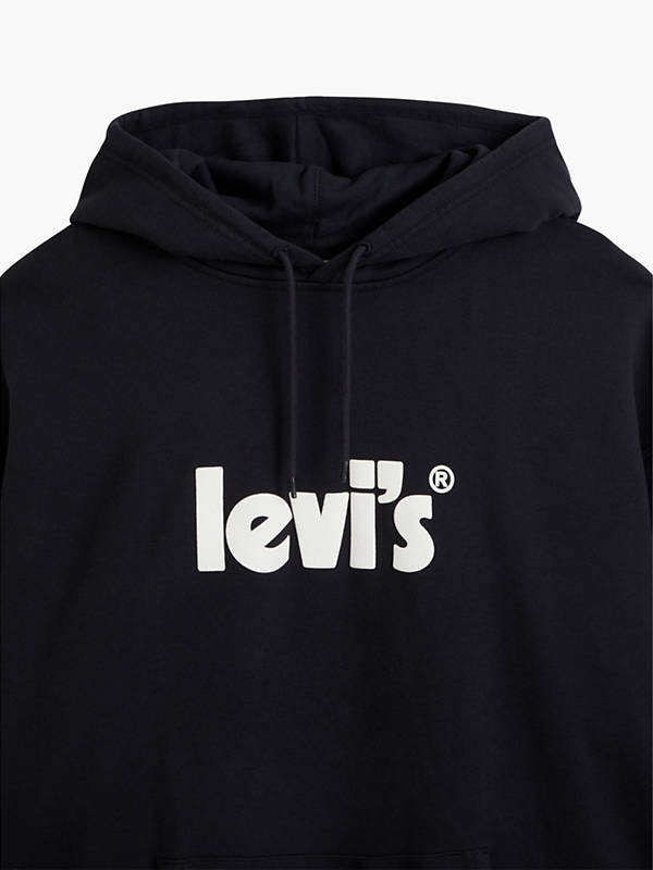 Relaxed Graphic Hoodie (big & Tall) - Svart | Levi's® SE