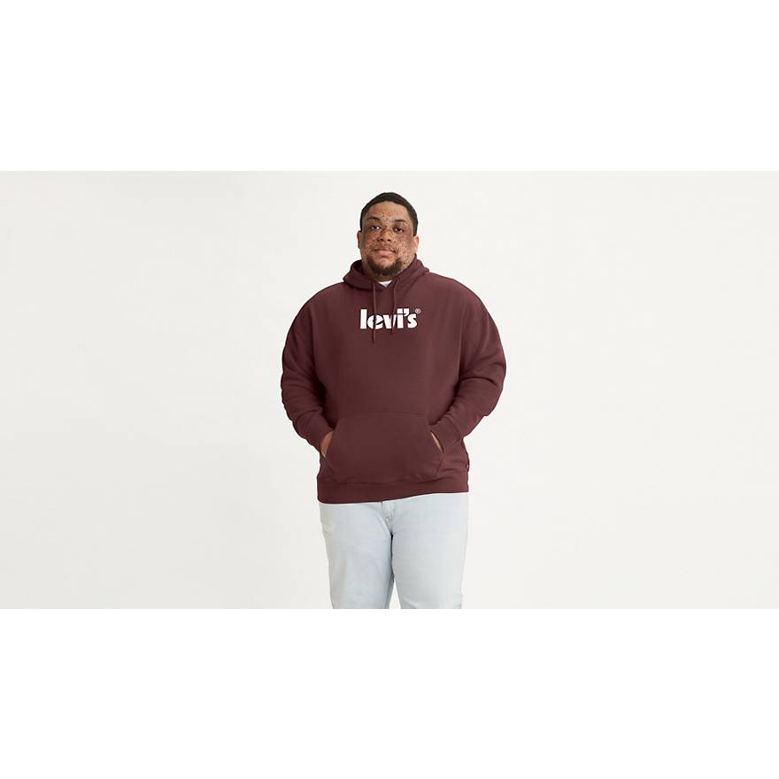 Relaxed Graphic Hoodie Sweatshirt (Big) 1