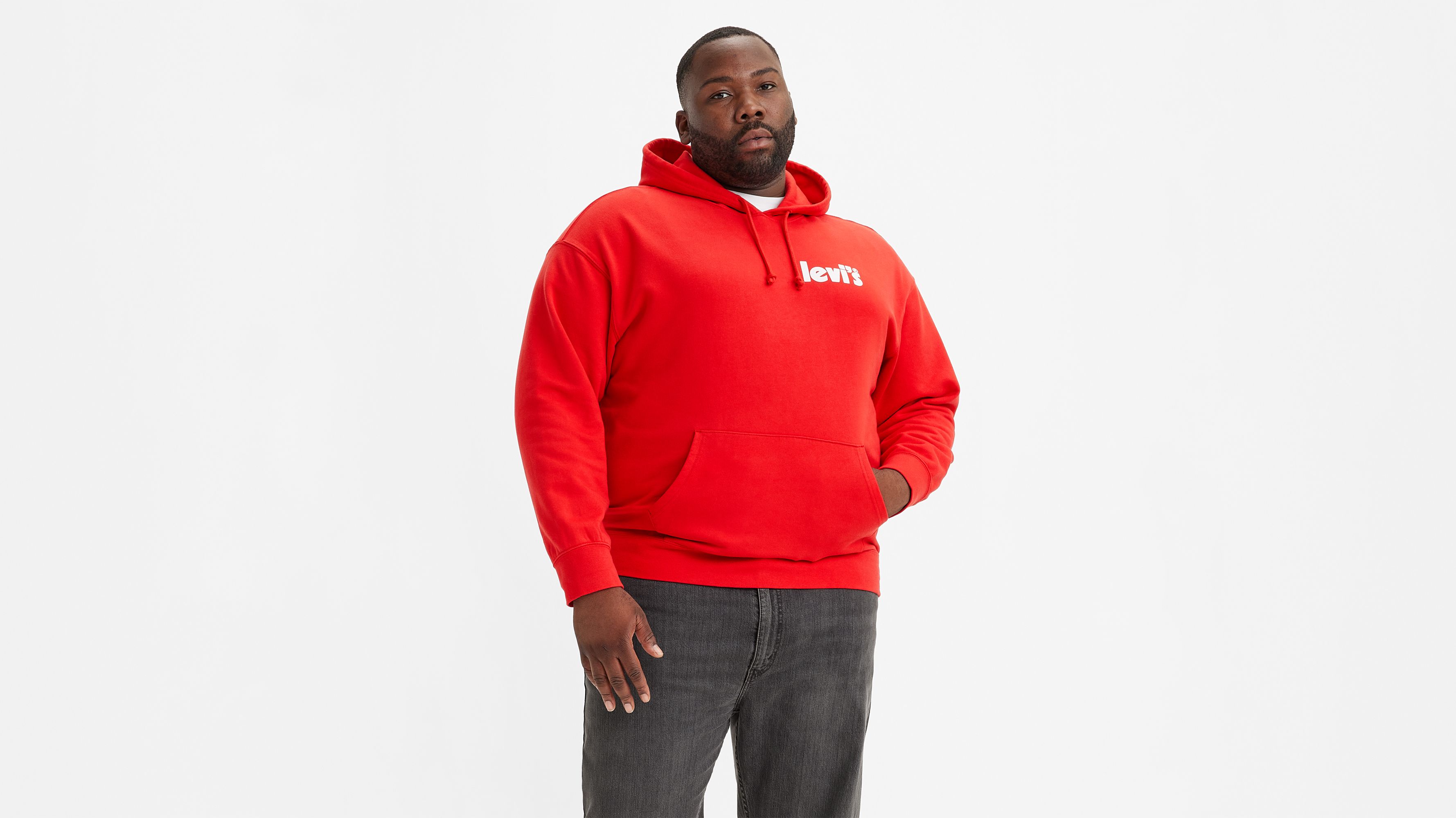 Sudadera con capucha holgada y estampada (tallas grandes) 4