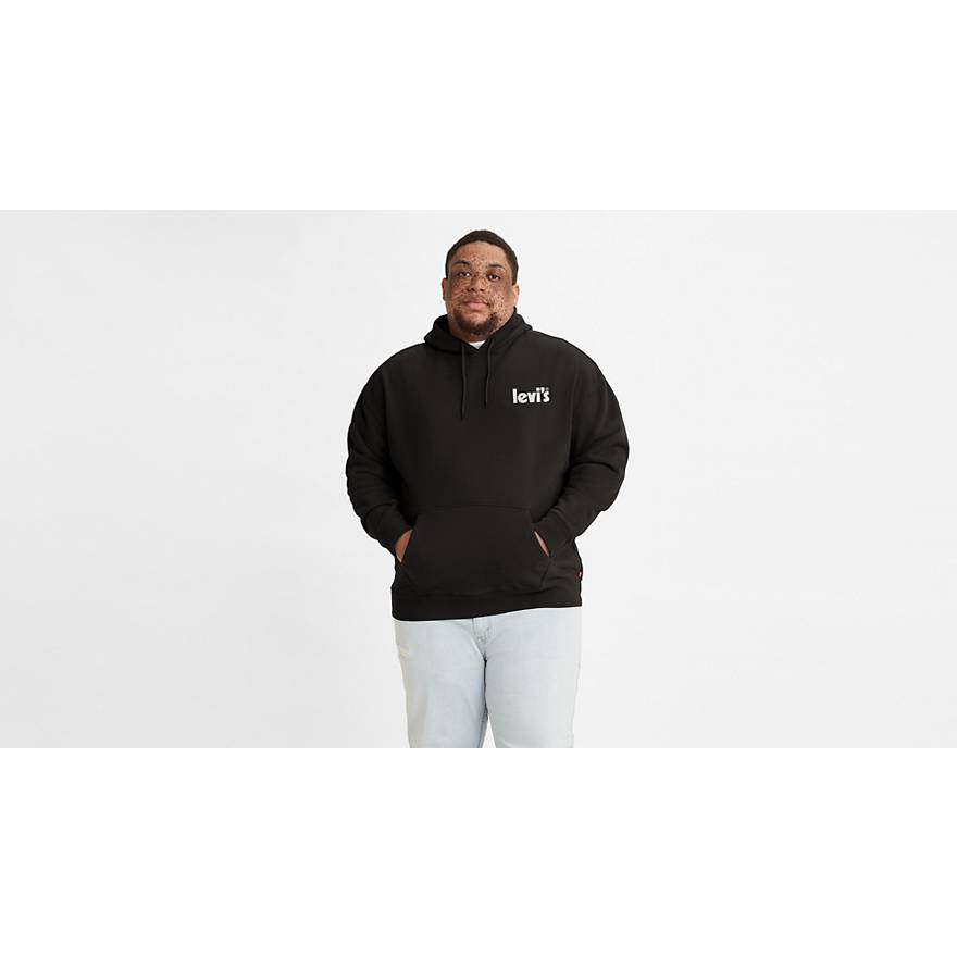 Relaxed Fit Graphic Pullover Hoodie (Big & Tall) 1