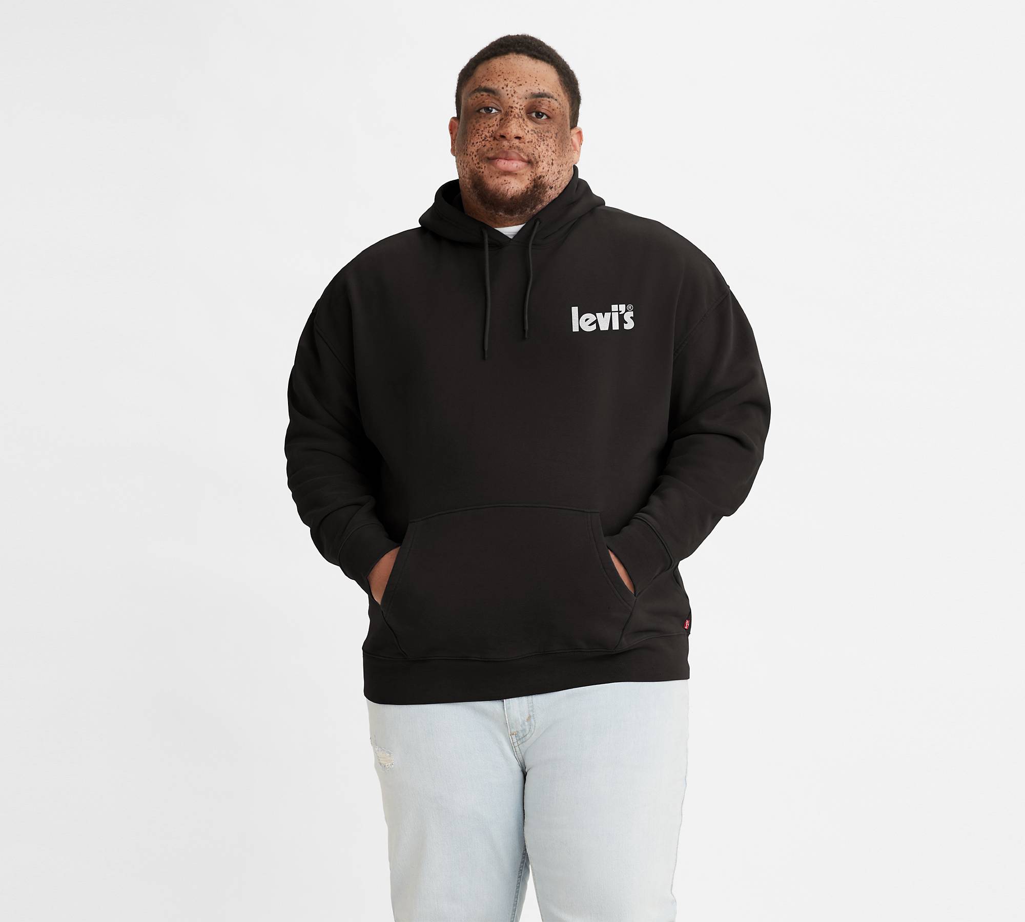 Relaxed Fit Graphic Pullover Hoodie (Big & Tall) 1
