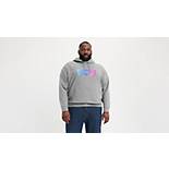 Relaxed Graphic Hoodie Sweatshirt (Big) 1