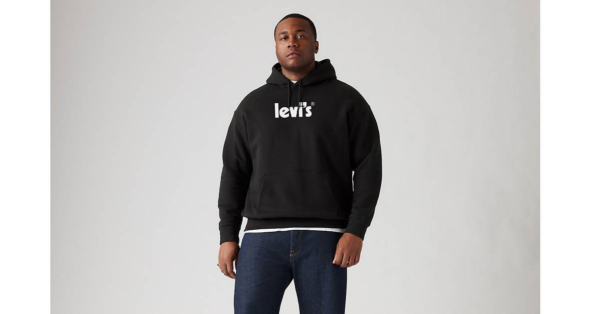 Relaxed Graphic Hoodie Sweatshirt (big) - Black | Levi's® US