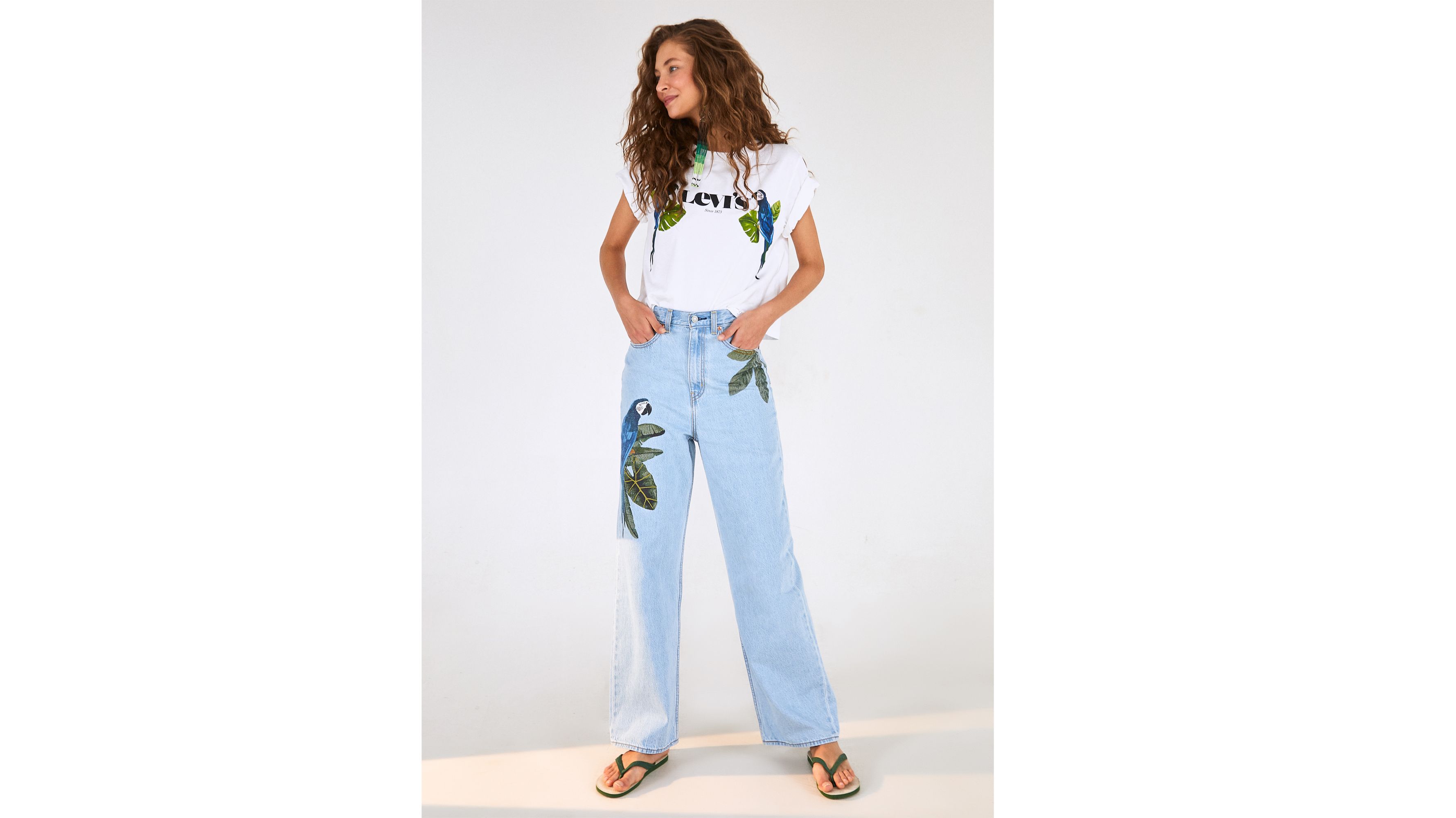 Levi's - 希少LEVI'S × FARM Rio HIGH LOOSE デニム W24の通販