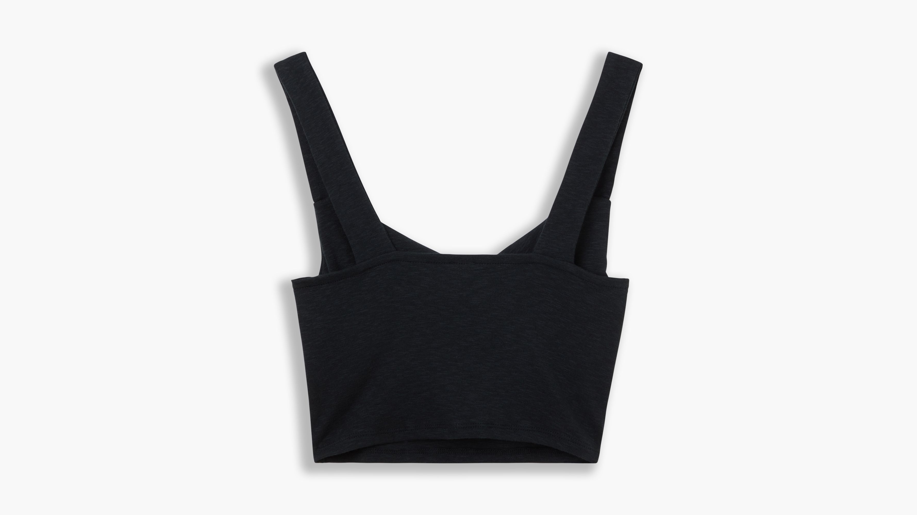 Camiseta de tirantes de canalé de cuello cuadrado 6