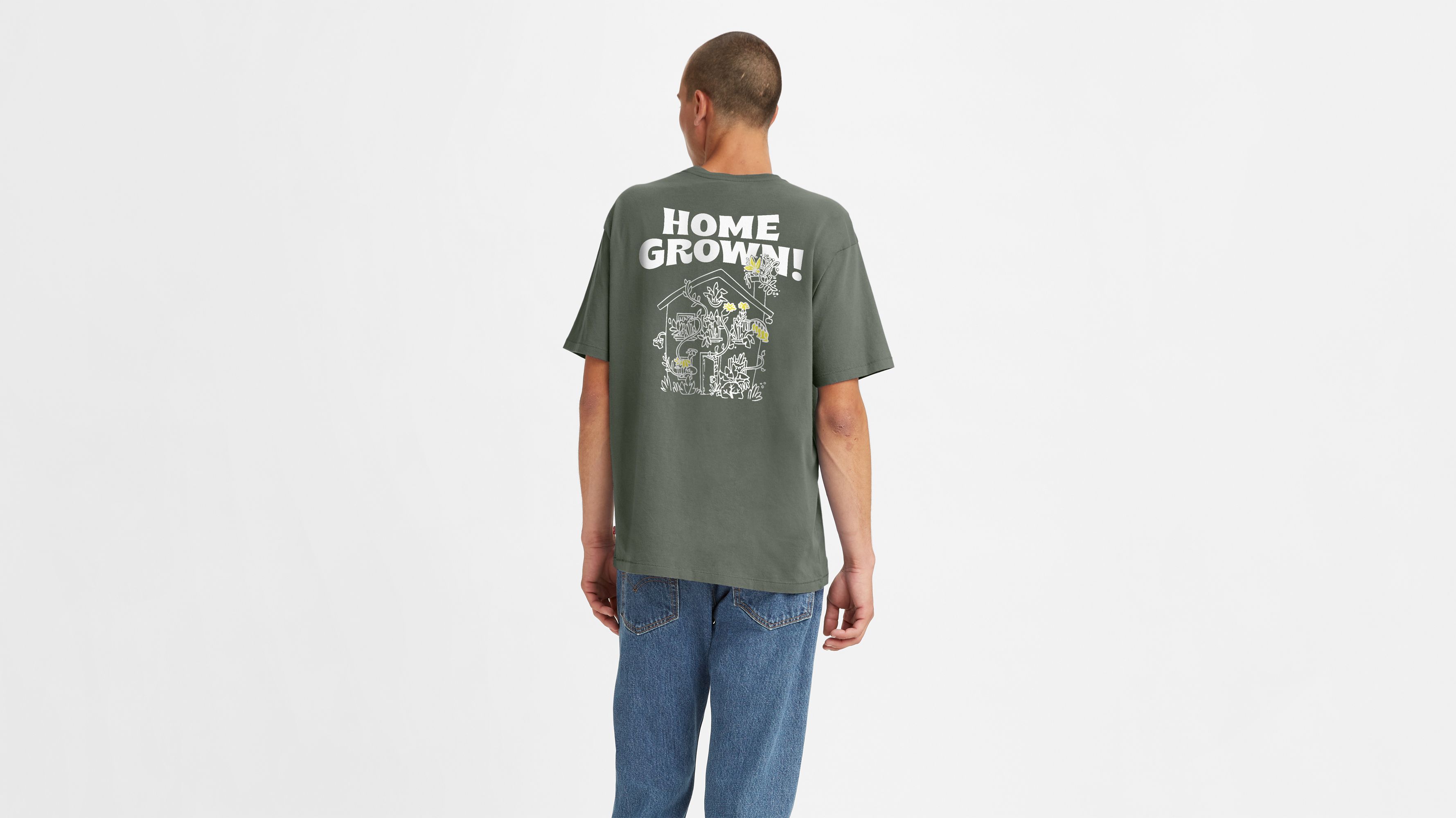 Vintage Fit Graphic Tshirt Green Levi's® CA