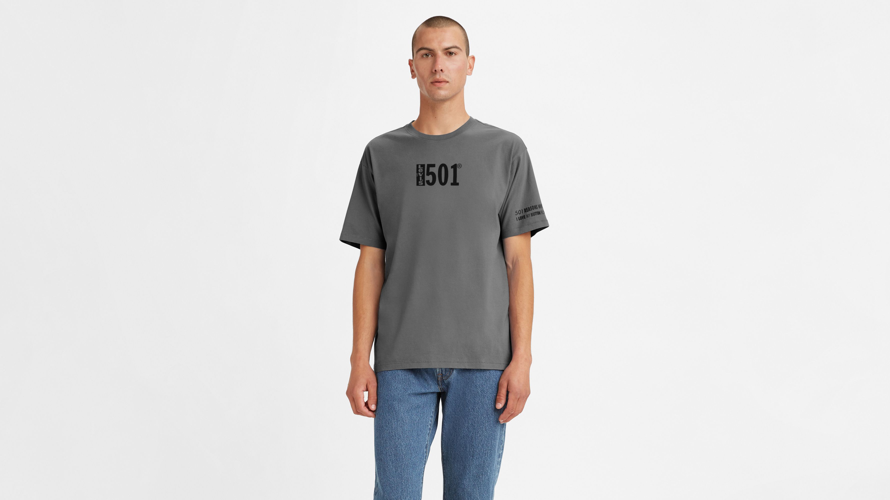 501 levis hotsell t shirt