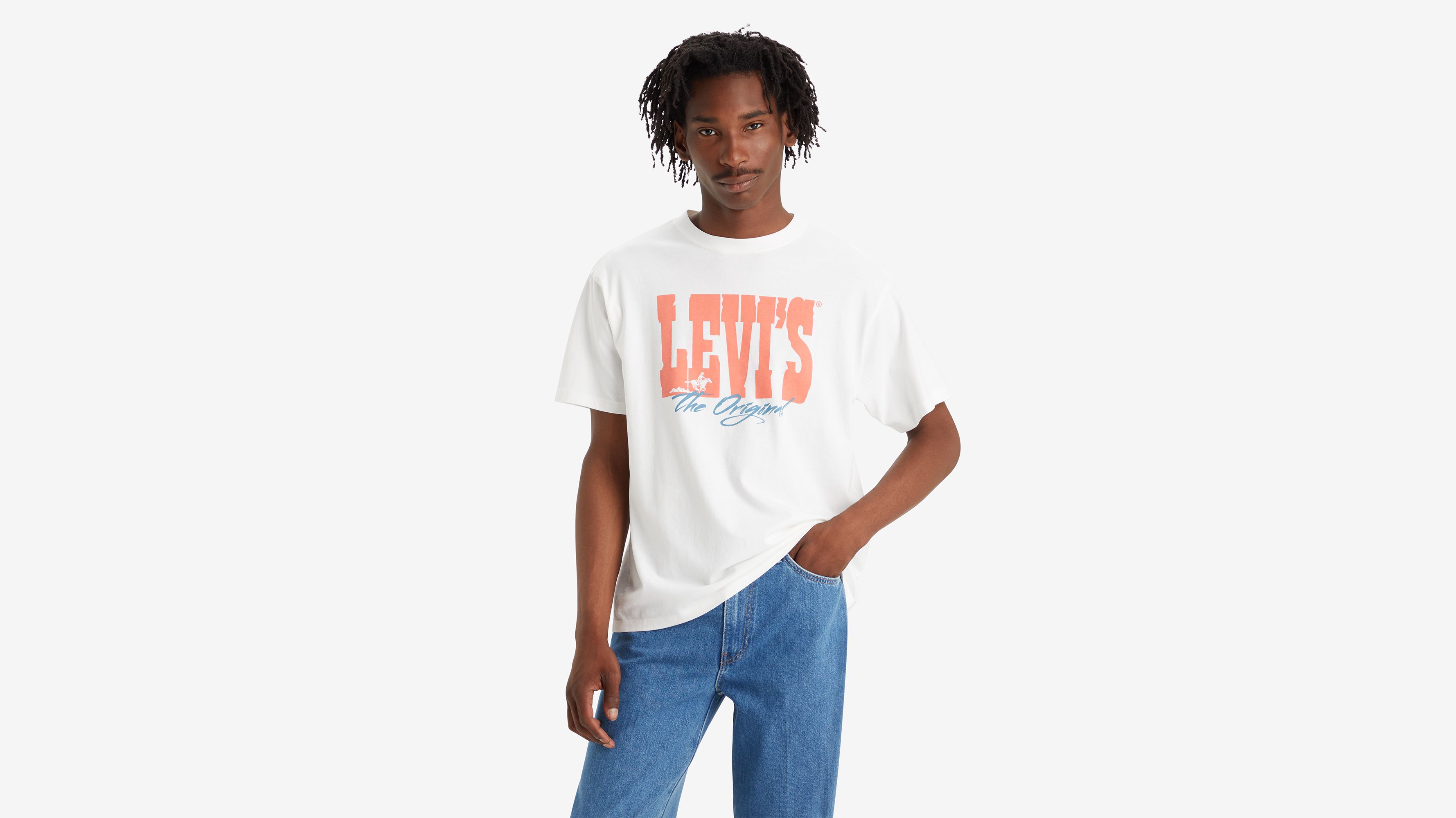Vintage Fit Graphic T-shirt - White | Levi's® CA