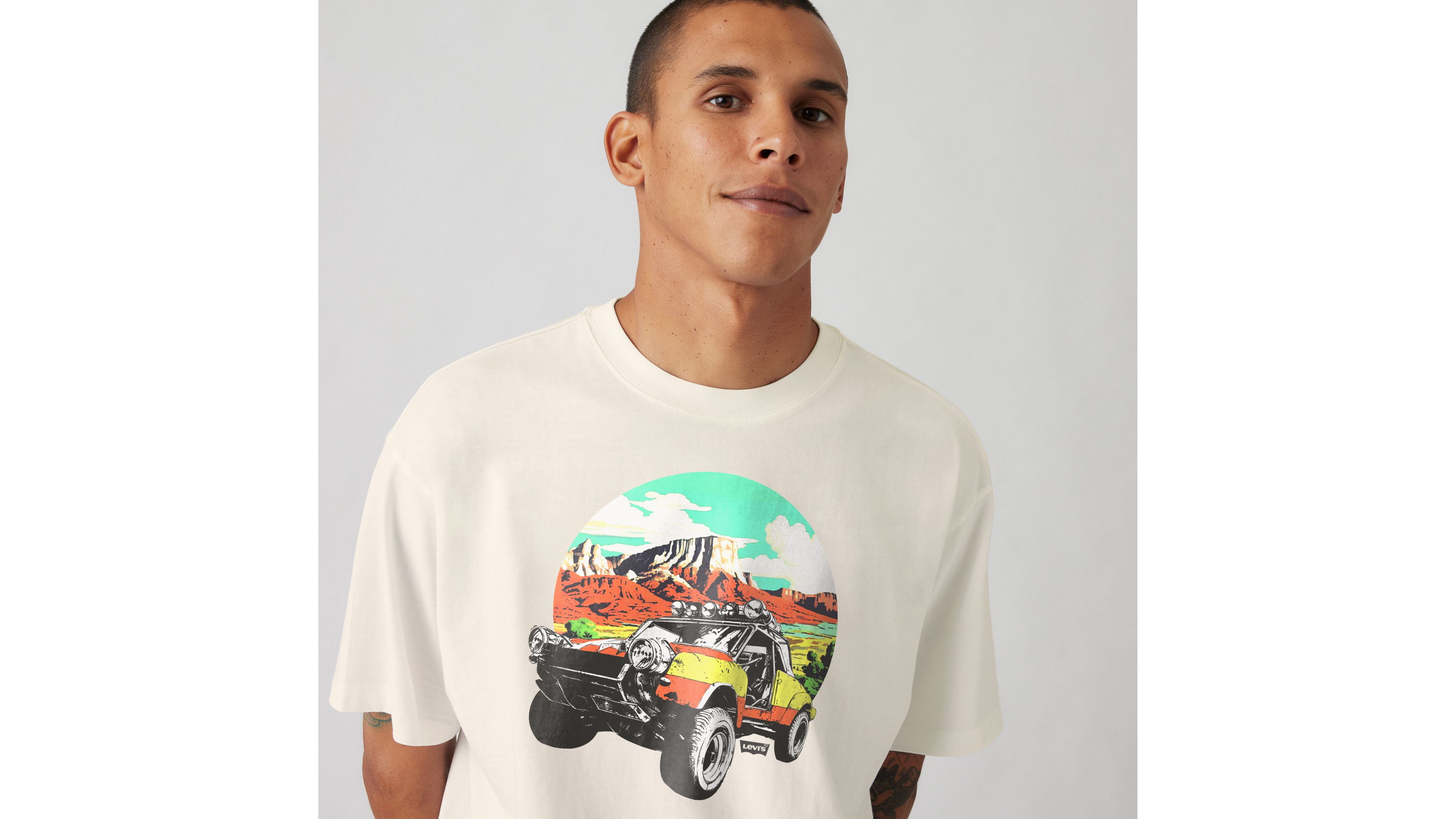 Levi's Vintage Fit Graphic T-shirt In Archival Vintage Des