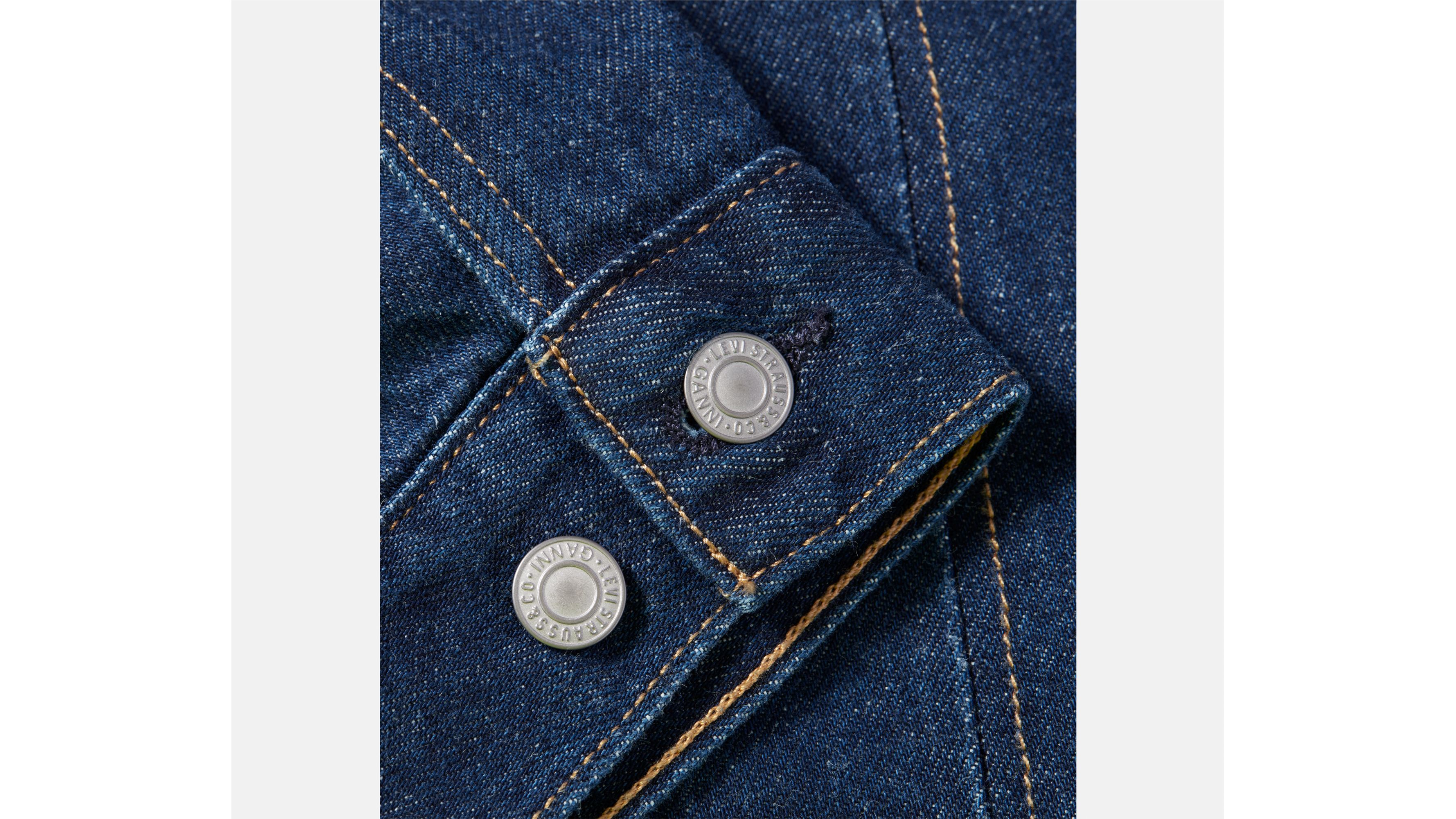 GANNI Lazer デニムボンバージャケット Black Lazer Denim Jacket by GANNI on Sale