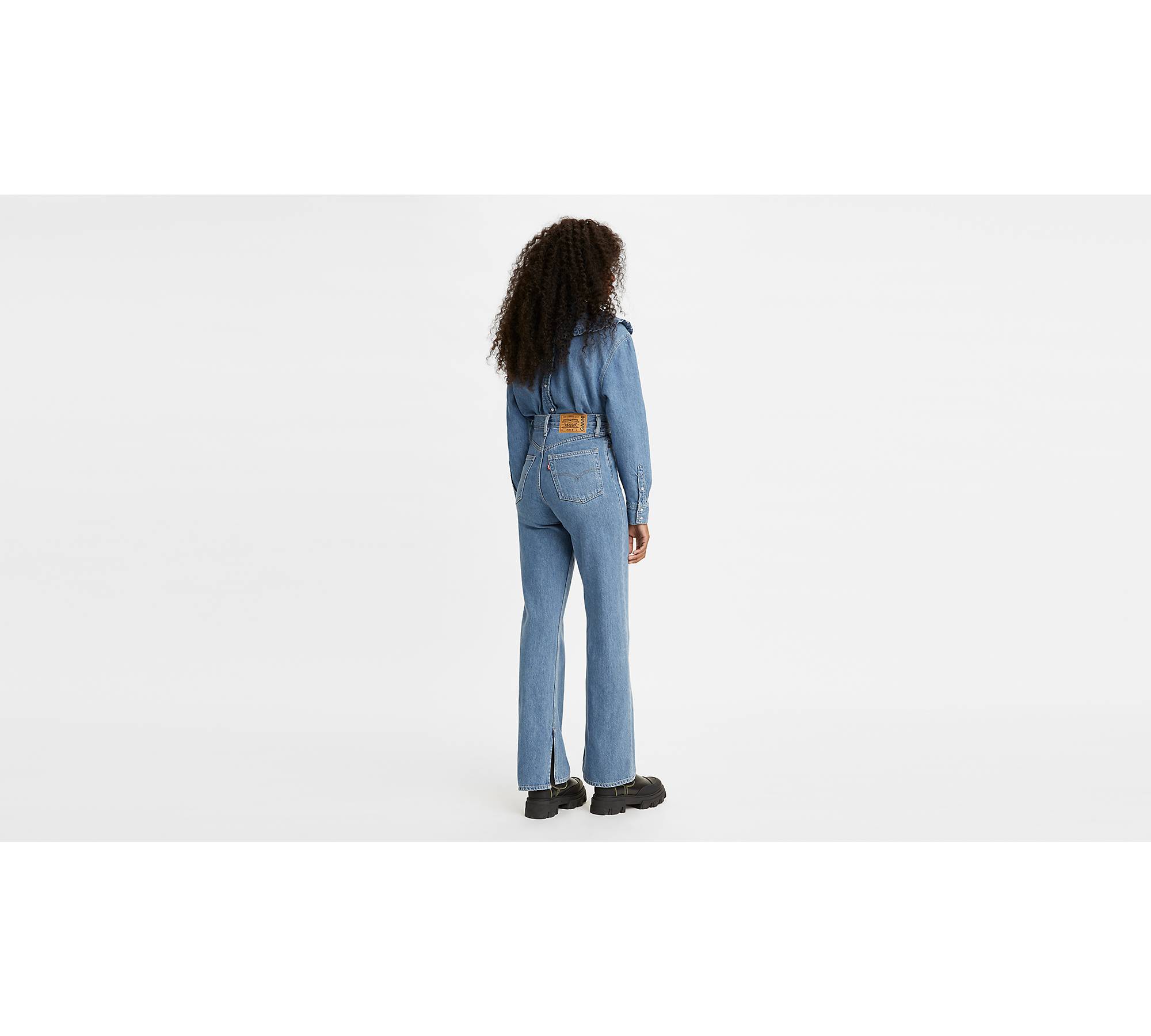 Levi's® X Ganni Slit High Loose Women's Jeans - Medium Wash