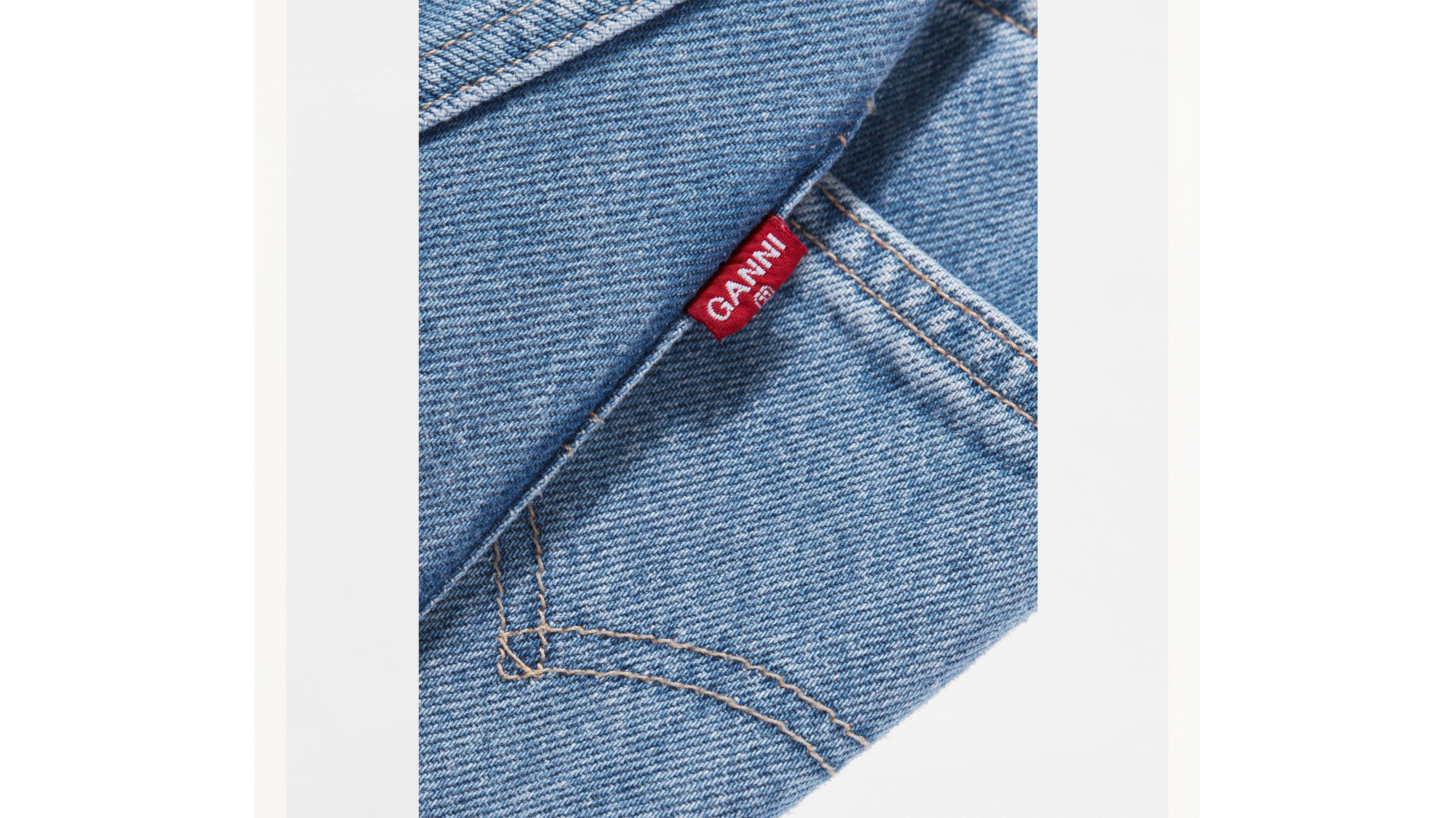 Levi's® X Ganni Slit High Loose Women's Jeans - Medium Wash