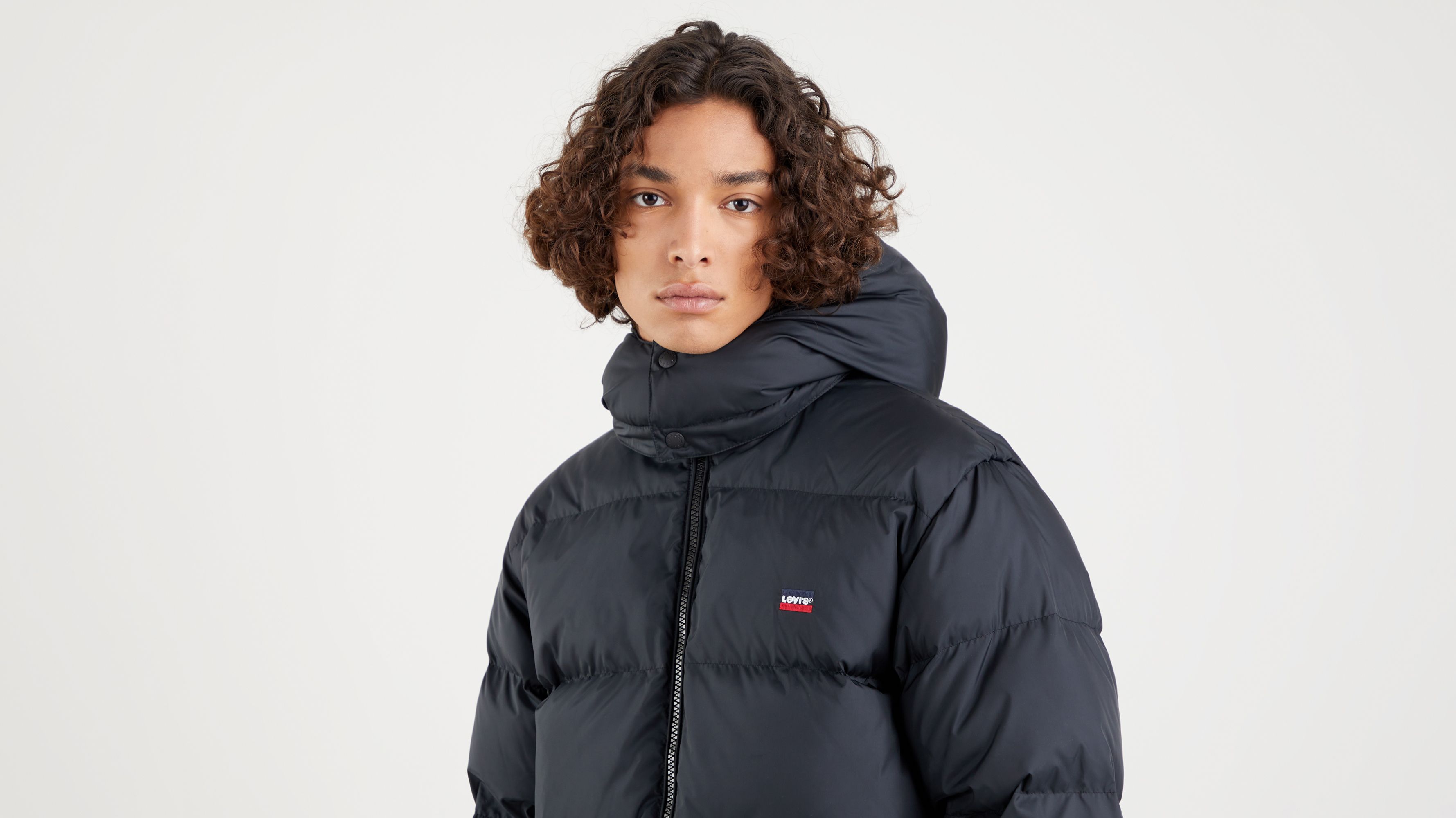 Hooded Fillmore Short Jacket - Black | Levi's® IT