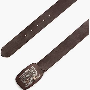 Horse Pull Buckle Leather Belt 2