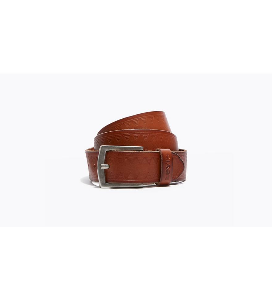 Embossed Leather Belt - Brown | Levi's® US