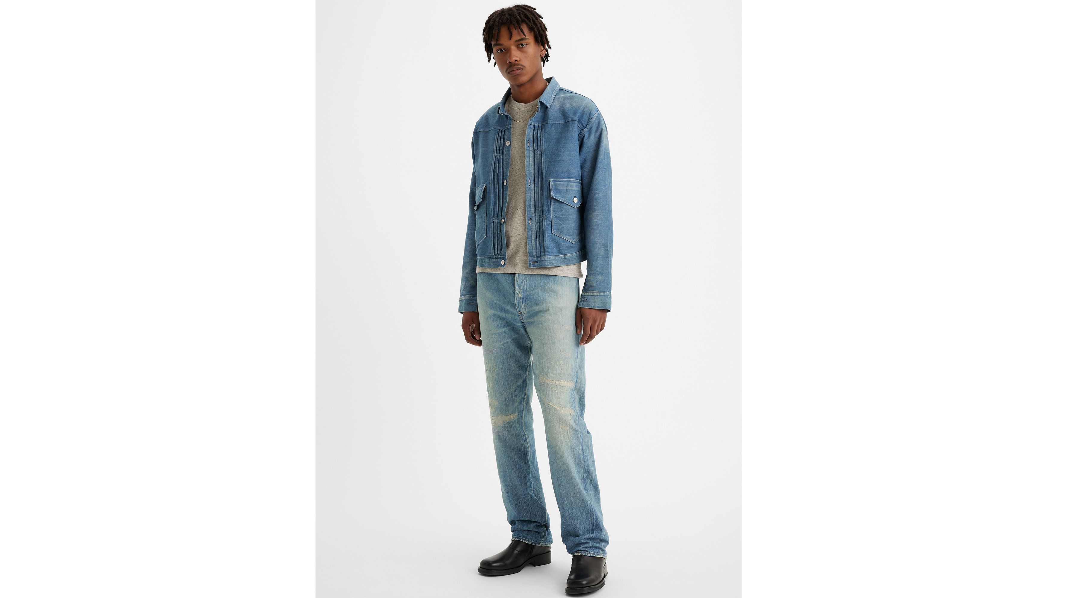 1890 501® Original Fit Selvedge Men's Jeans - Medium Wash | Levi's® US