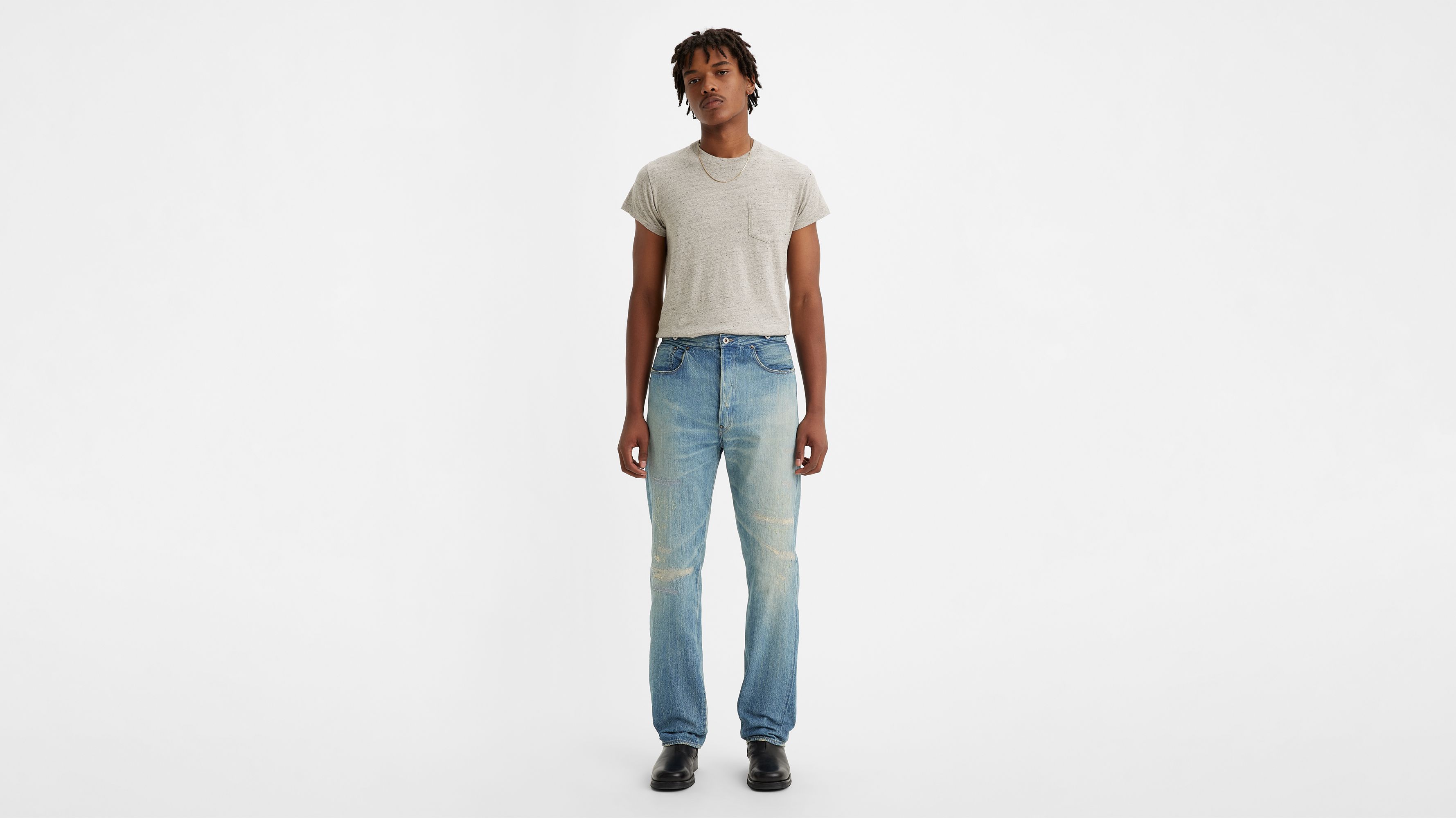 1890 501® Original Fit Selvedge Men's Jeans - Medium Wash | Levi's® US