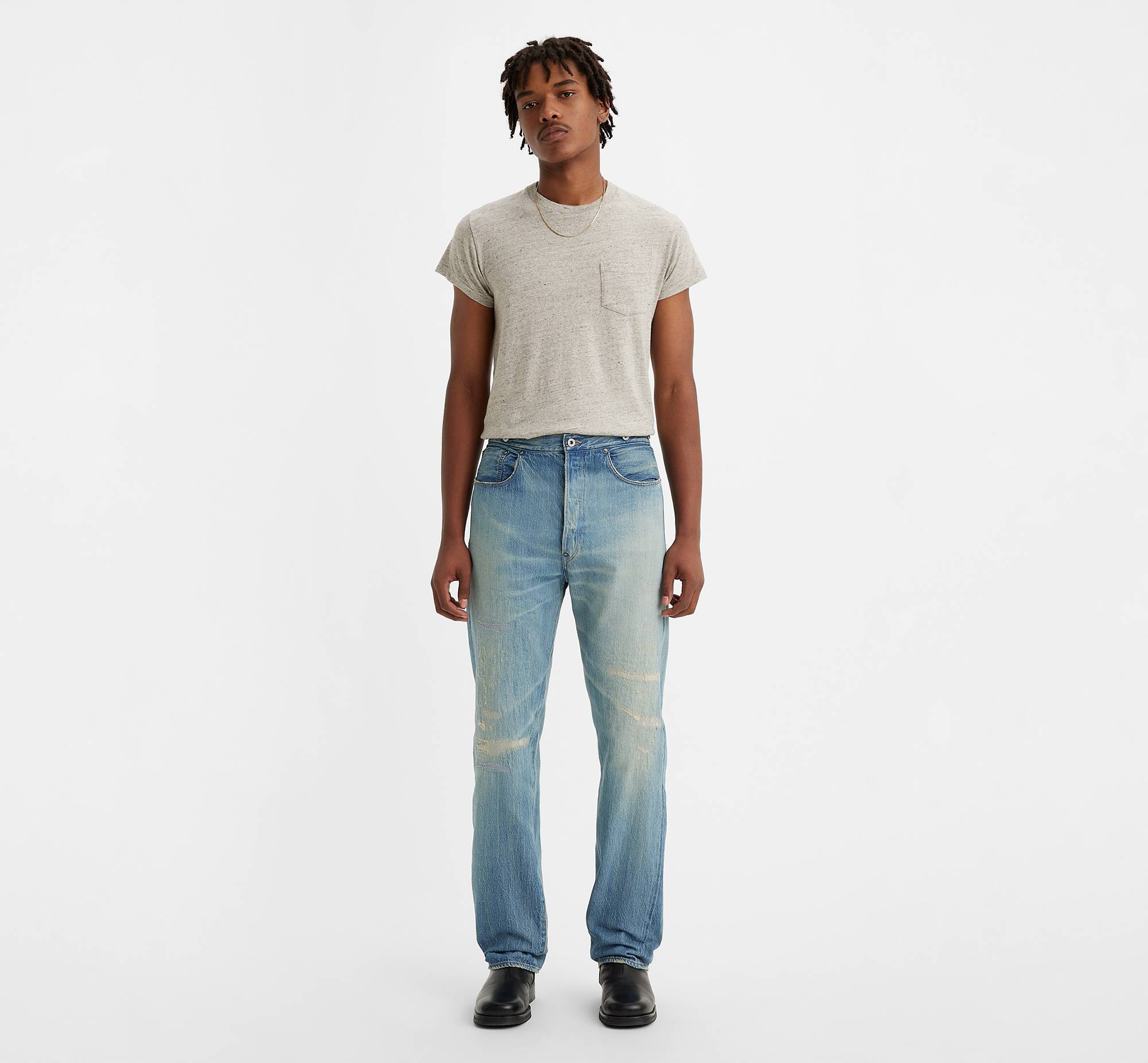 1890 501® Original Fit Selvedge Men's Jeans - Medium Wash | Levi's® US