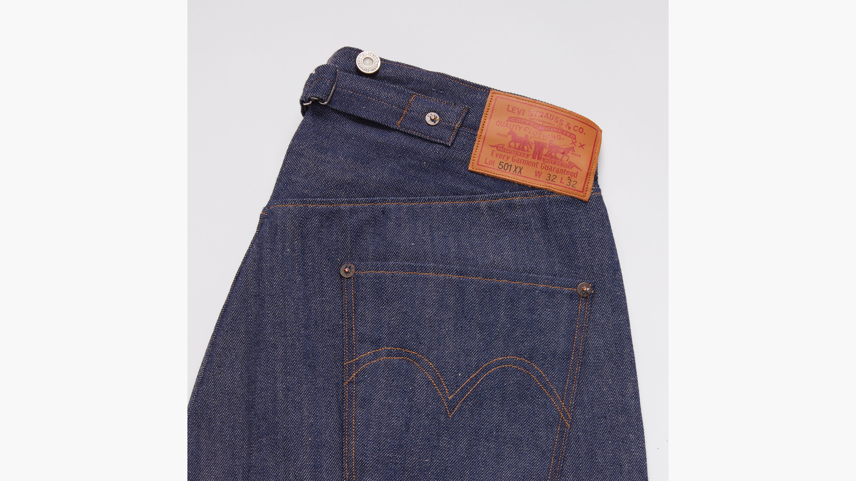 1890 501® Original Fit Selvedge Men's Jeans - Dark Wash | Levi's® US