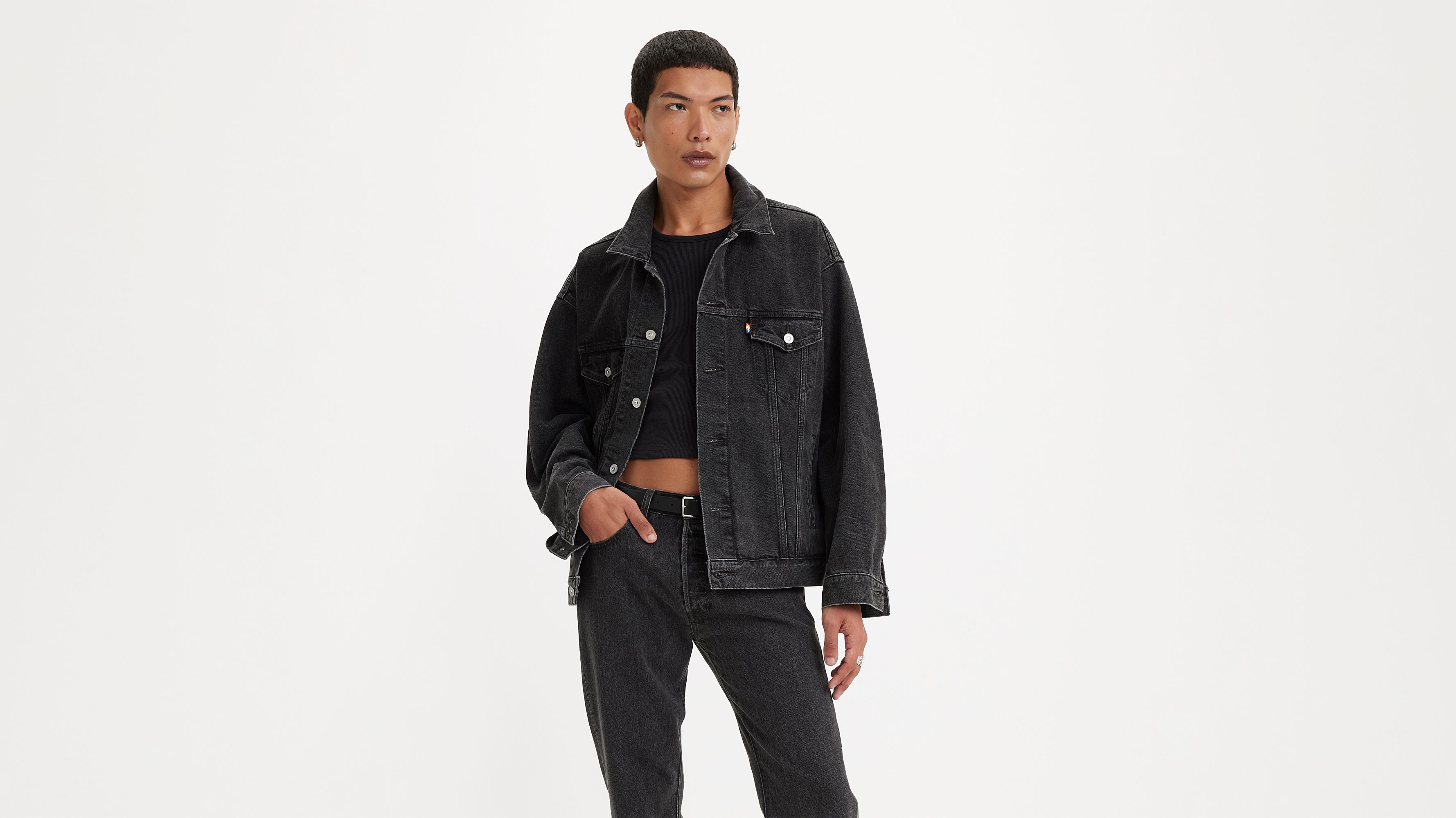 Levi's zip best sale trucker jacket