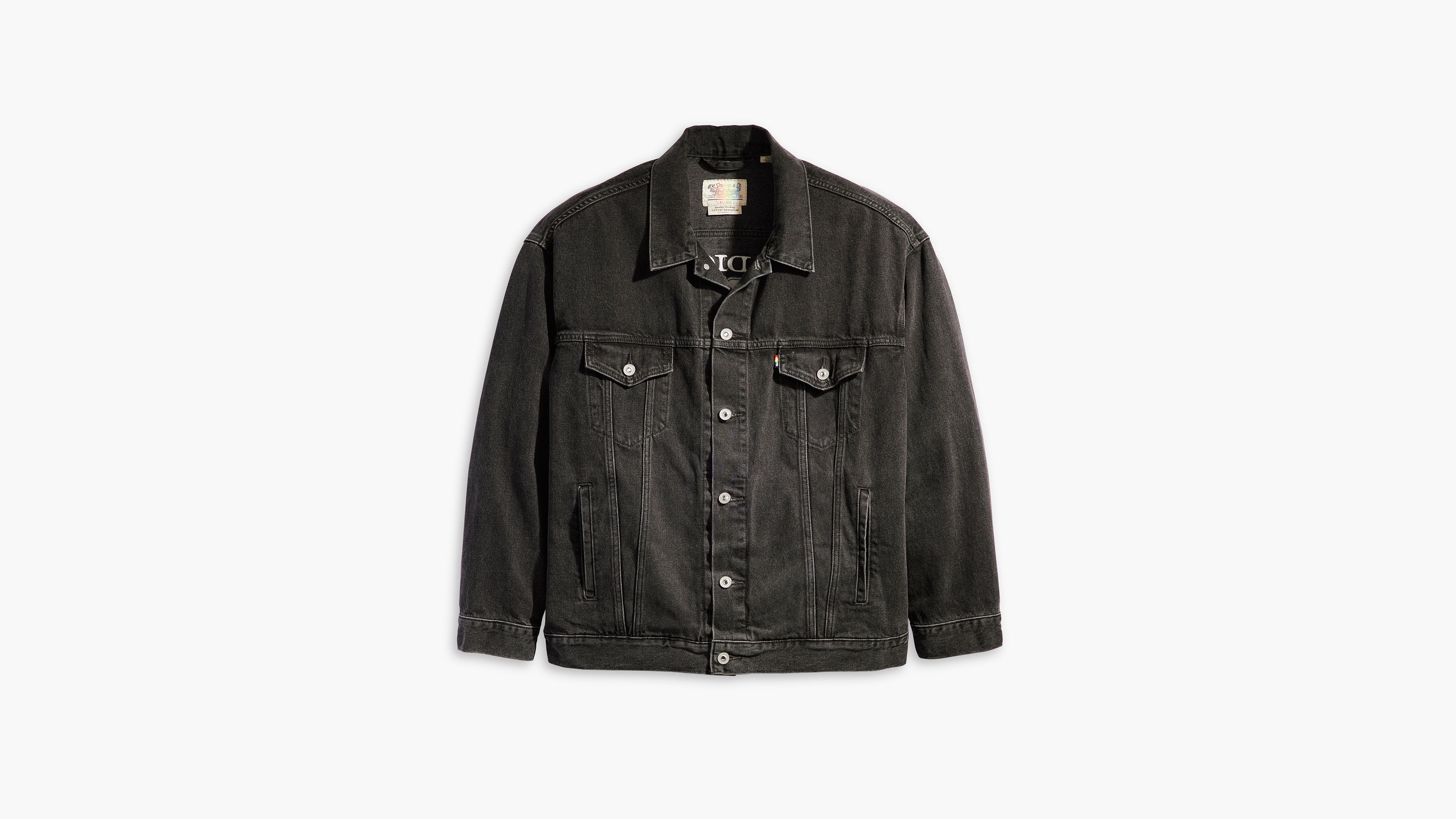 Levi's faded outlet black denim jacket